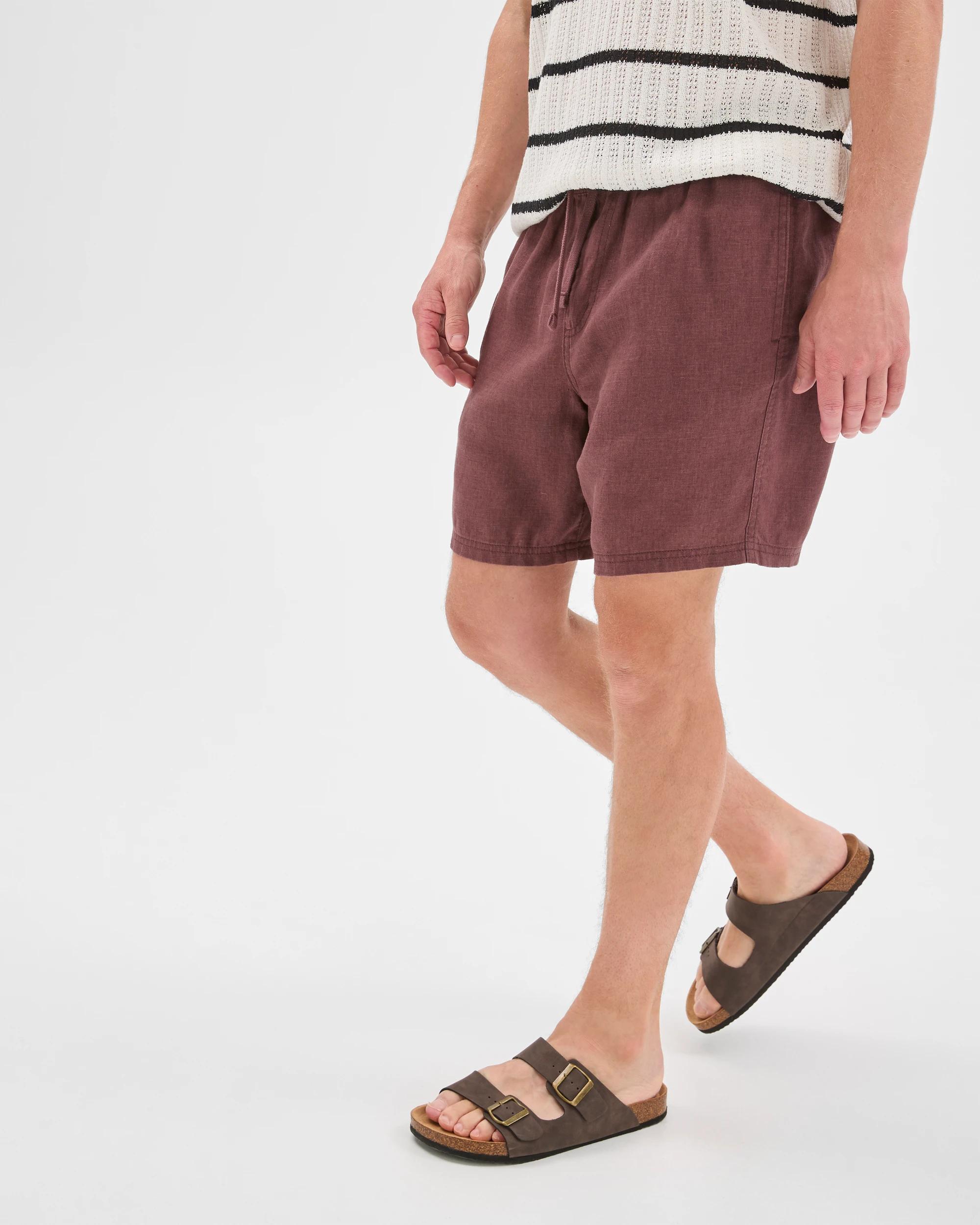 4 Target Man European Linen Shorts FUDGE, 4 of 6