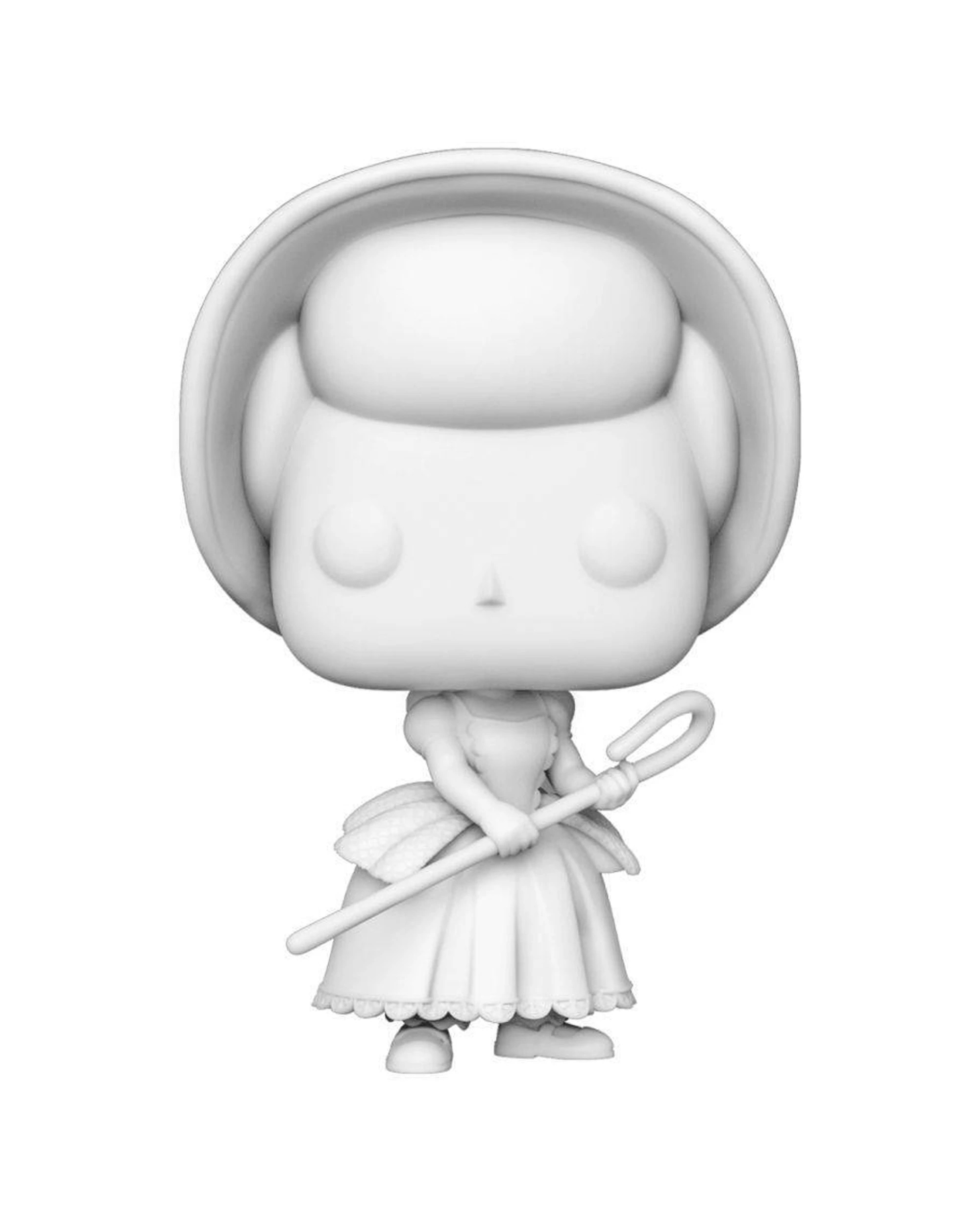 1 Pop Vinyl Figurine Toy Story - Bo Peep DIY Unpainted Action Figure 10cm - White, 1 of 3