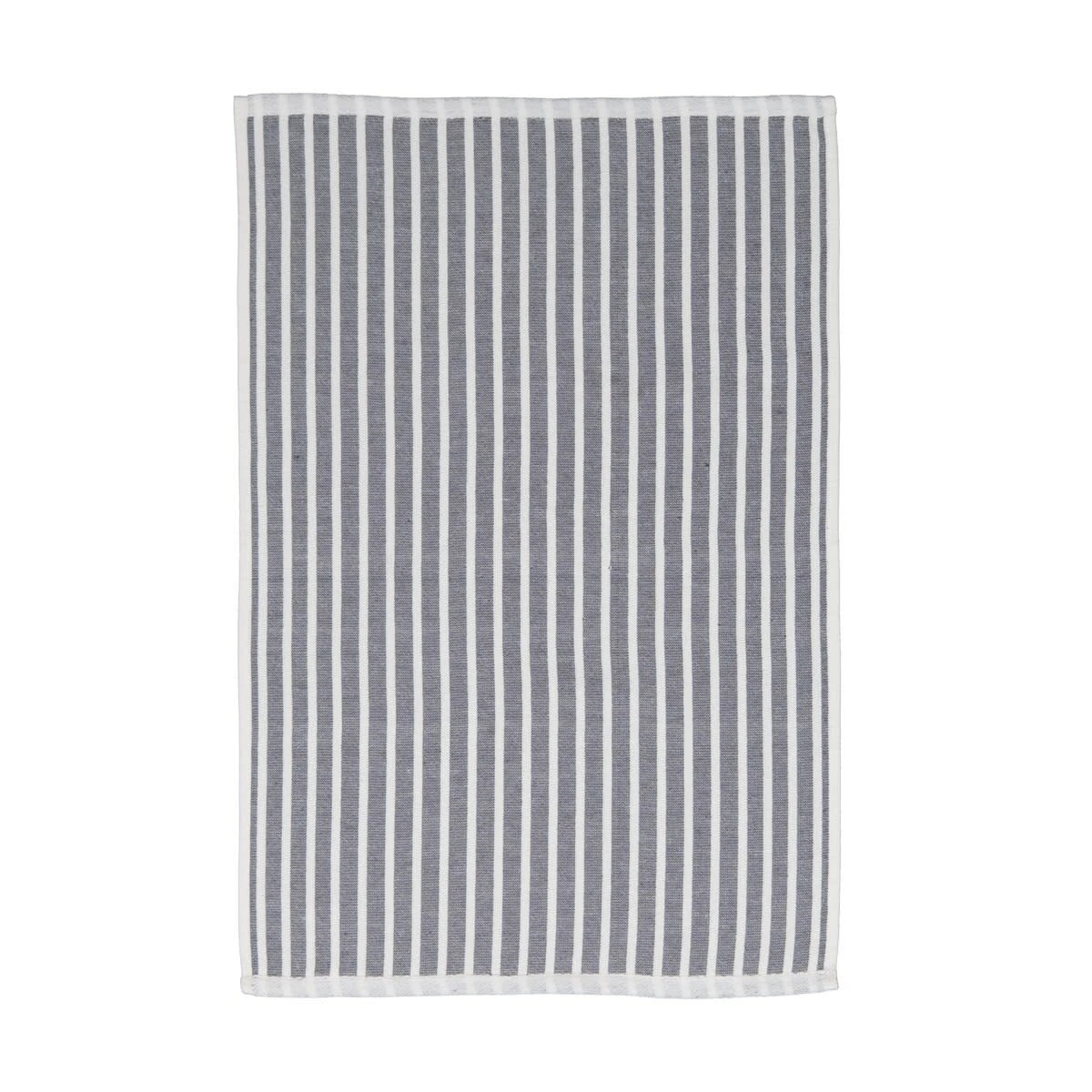 3 3 Pack Grey Stripe Tea Towels, 3 of 7