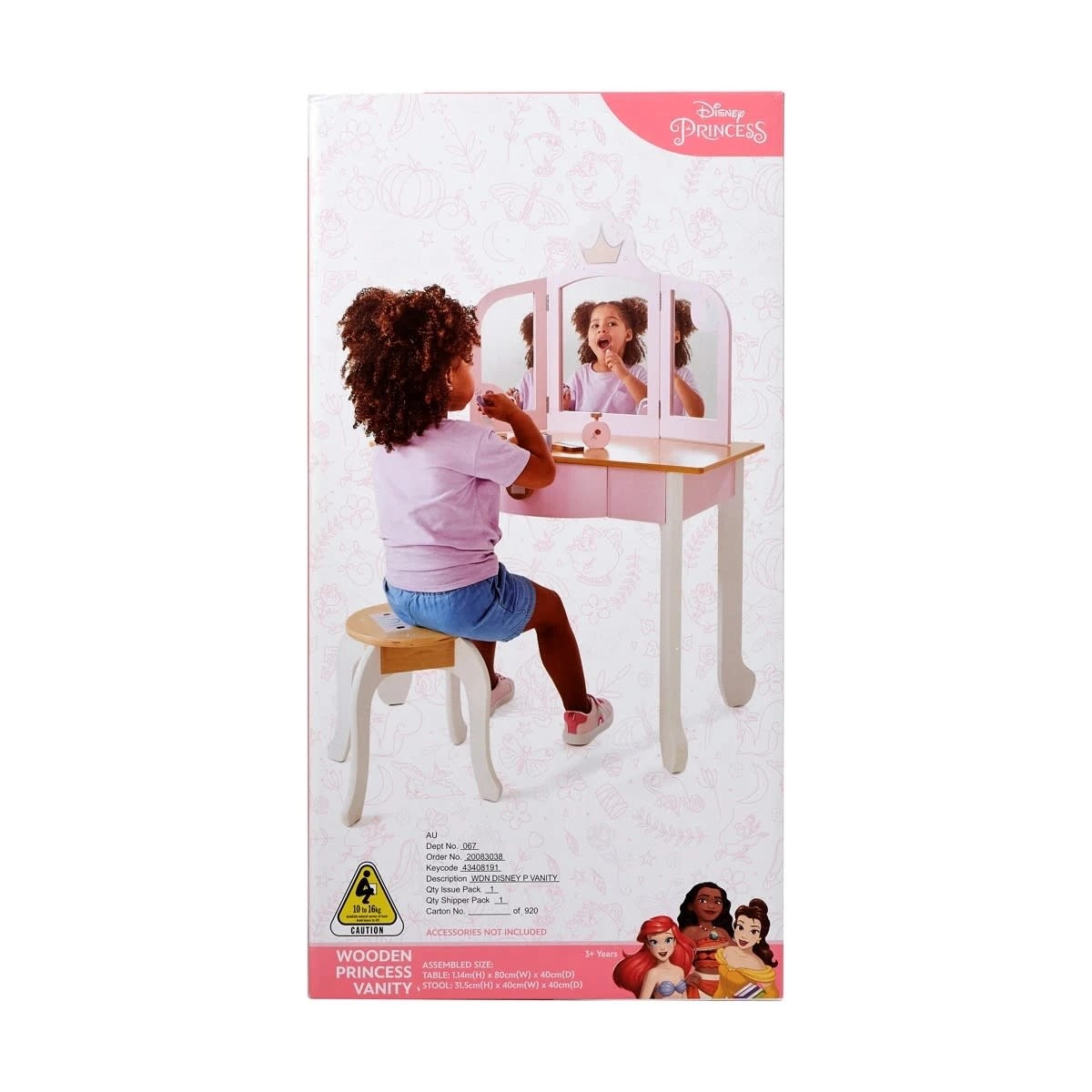 11 Disney Princess Wooden Princess Vanity, 11 of 11