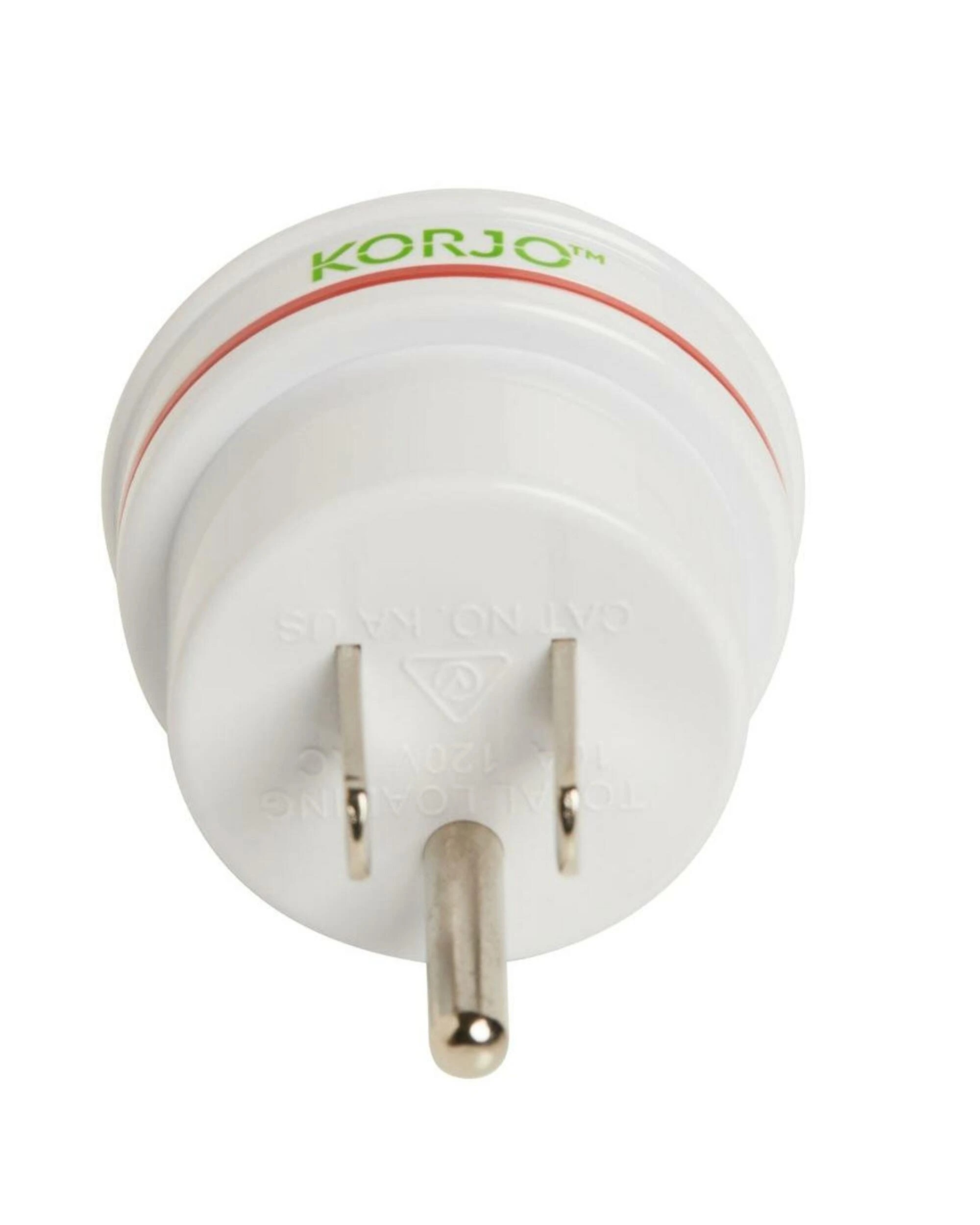 2 Korjo Travel Adaptor Plug - White, 2 of 3