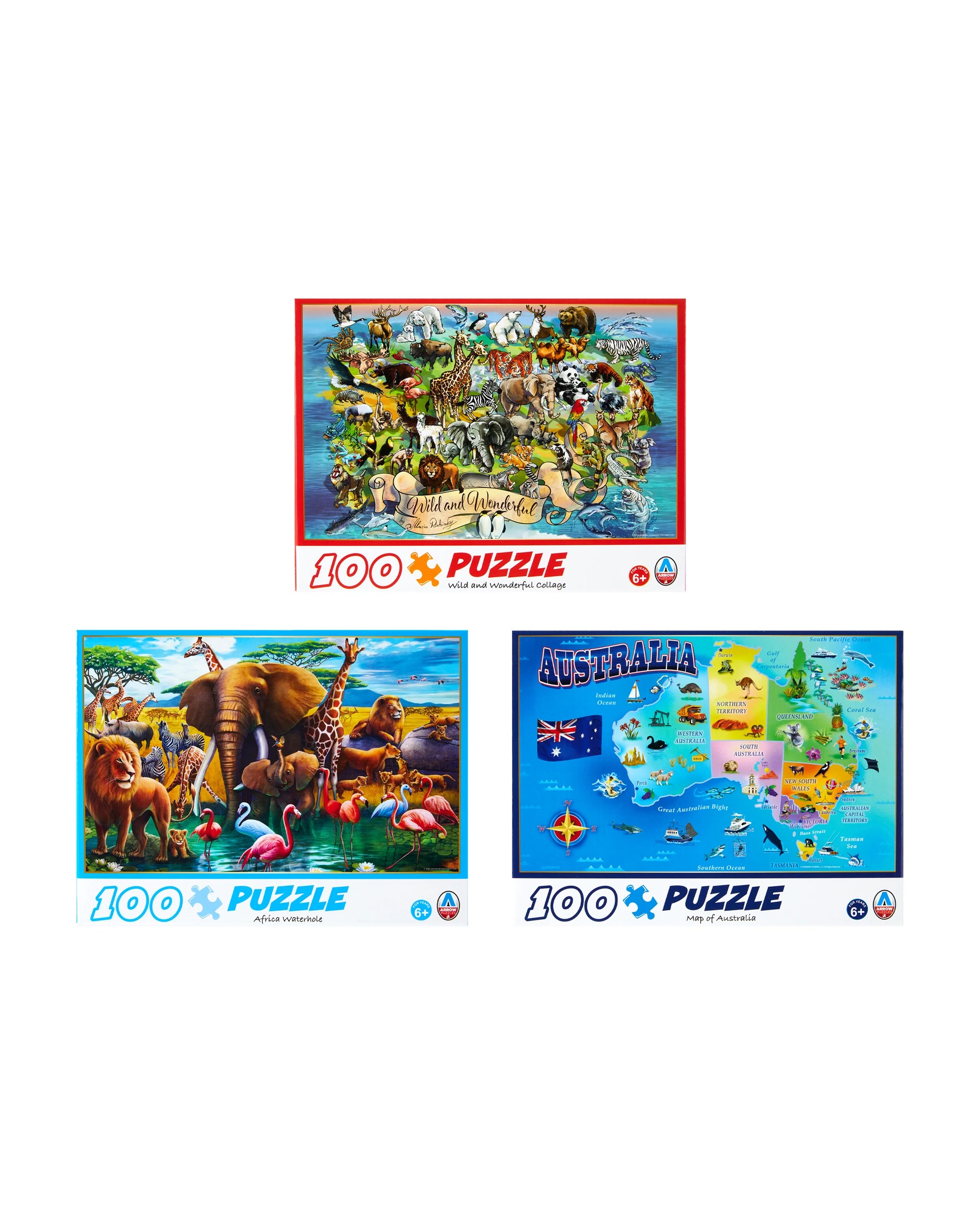 1 100 Piece Arrow Puzzle - Assorted, 1 of 4