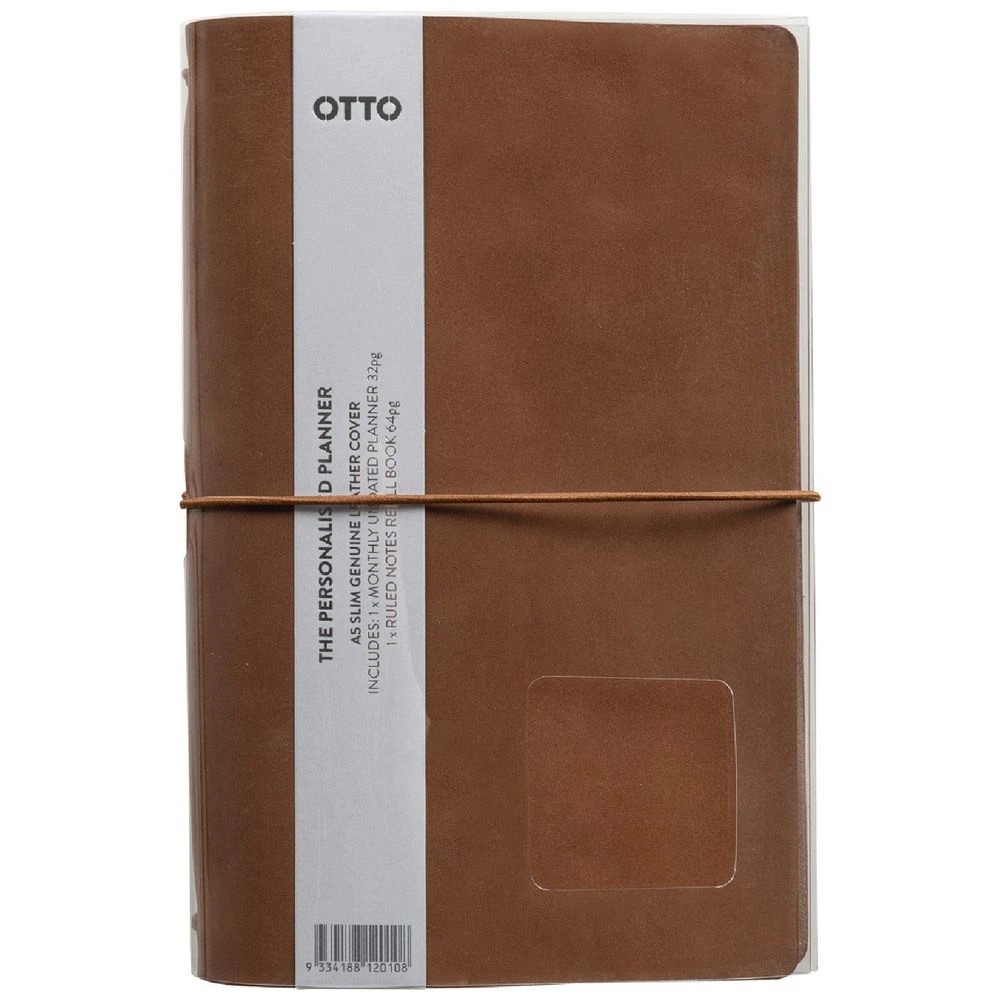 1 Otto Genuine Leather Personal Planner Tan, 1 of 8