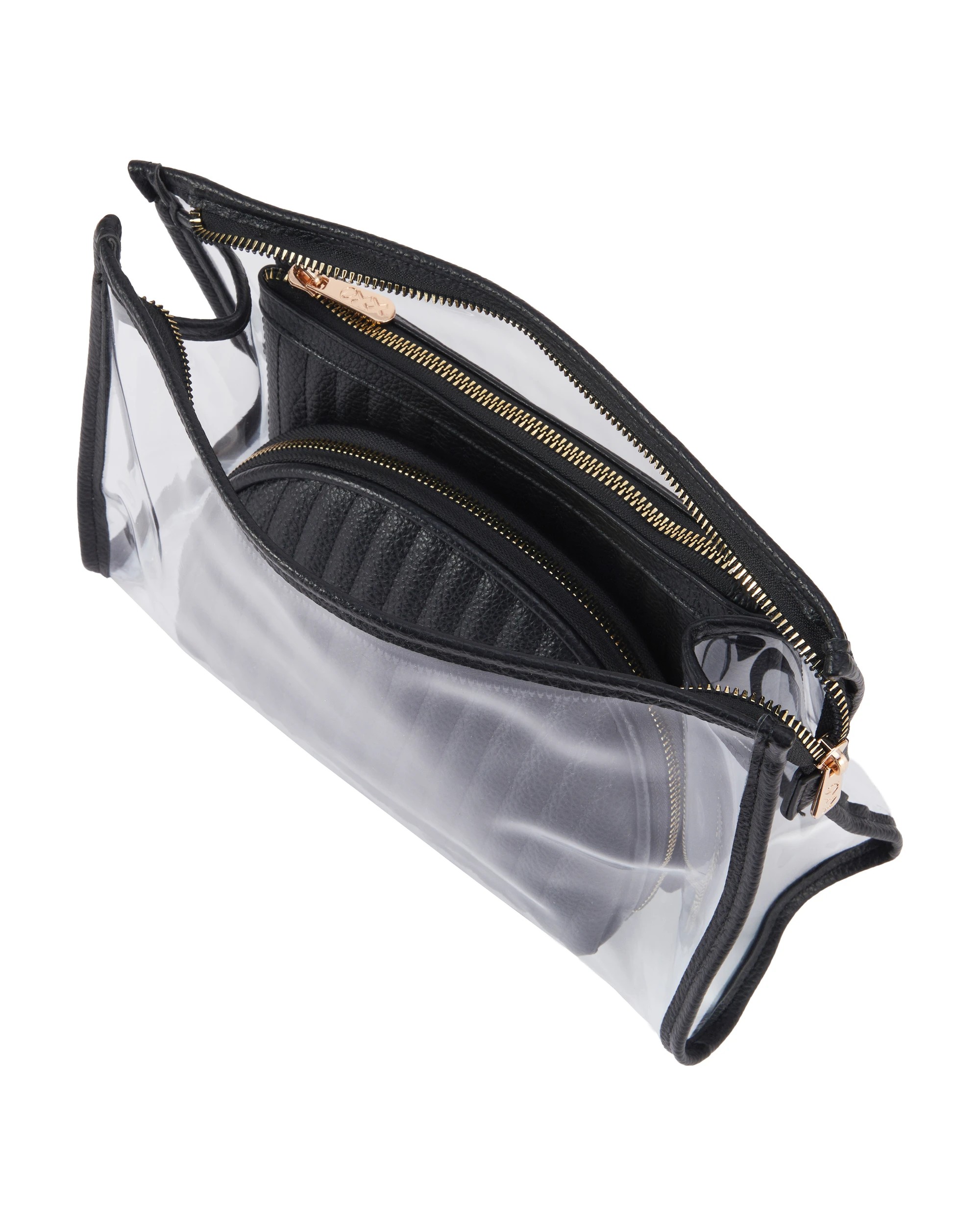 3 OXX Cosmetics 3 Piece Makeup Bag - Black, 3 of 6