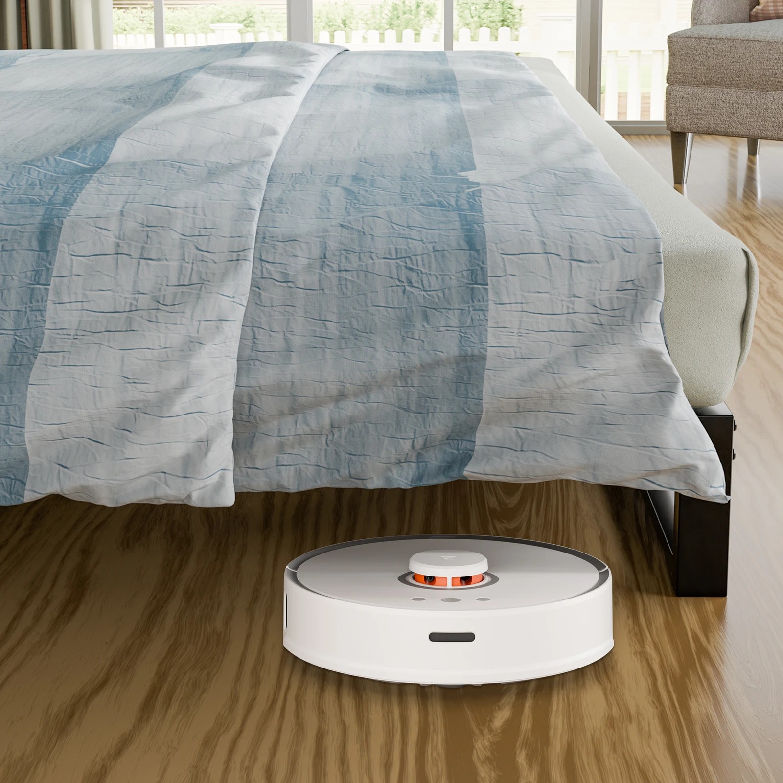 3 Alfordson Metal Bed Frame Queen Size Industrial Platform Mattress Base - Wood - Natural, 3 of 10