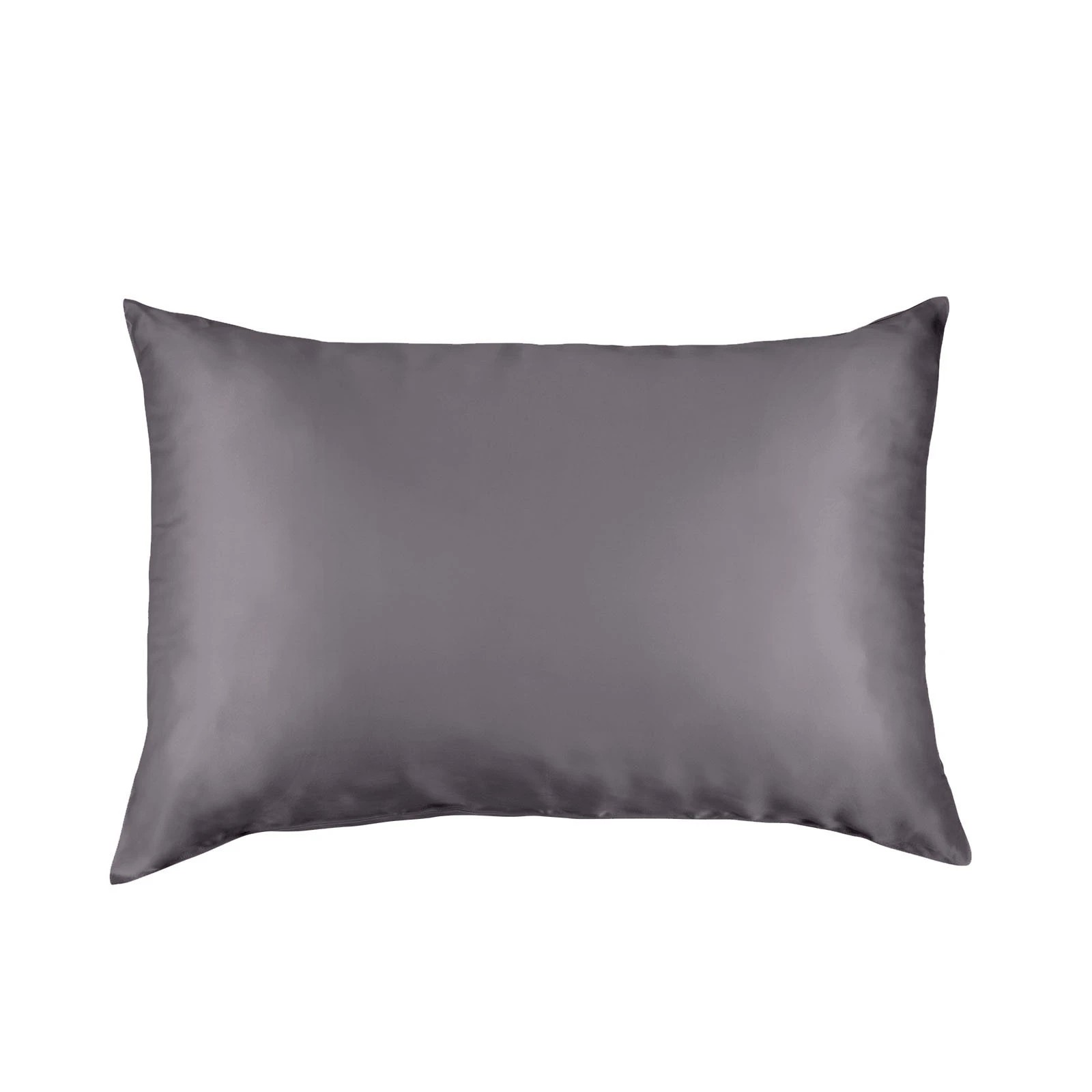 2 Royal Comfort Pure Silk Pillow Case 100% Mulberry Silk Hypoallergenic Pillowcase - Charcoal, 2 of 10