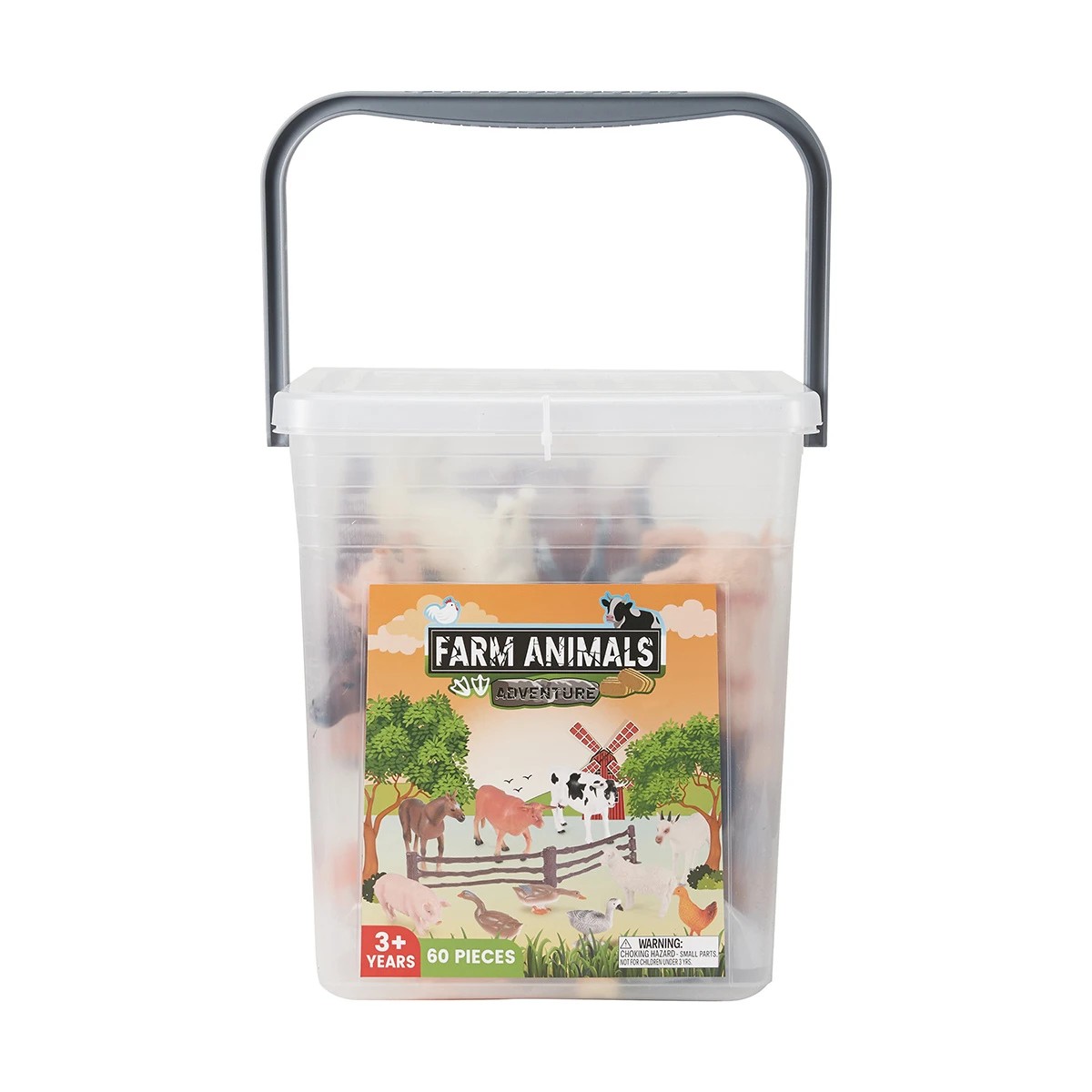 1 60 Piece Farm Animals Adventure Set, 1 of 4