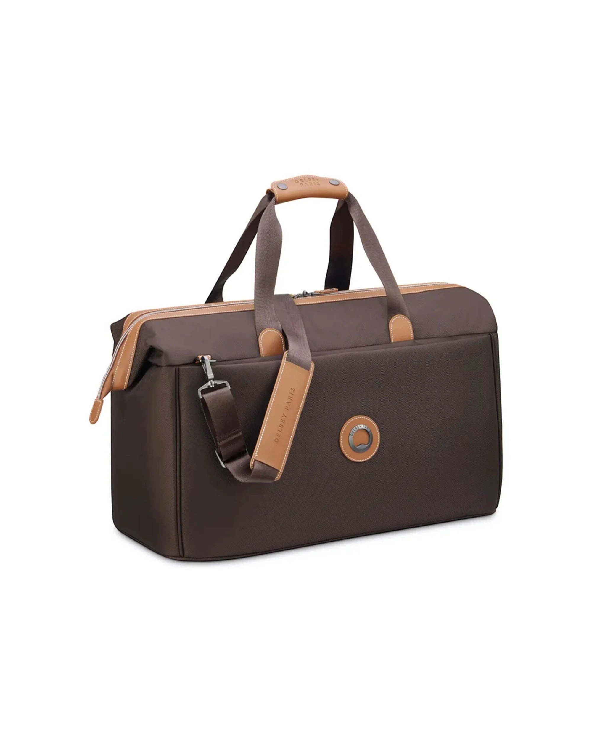 3 Delsey Chatelet Air 2.0 Weekender L Overnight Bag Vacuum Insulated Leakproof - Brown, 3 of 9