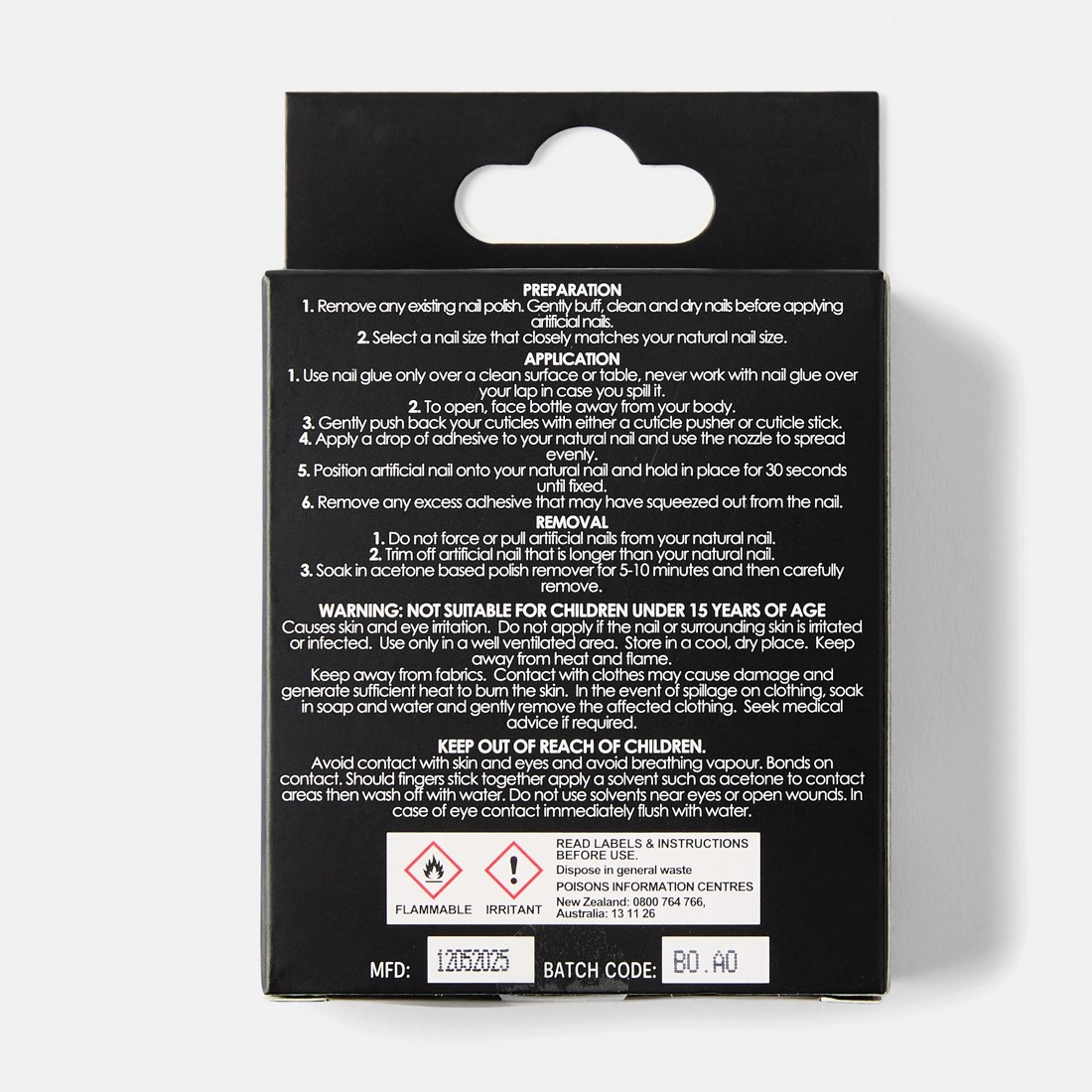 2 OXX Cosmetics 24 Pack Artificial Nails with Adhesive - Almond Shape, Pearl Glazed, 2 of 5