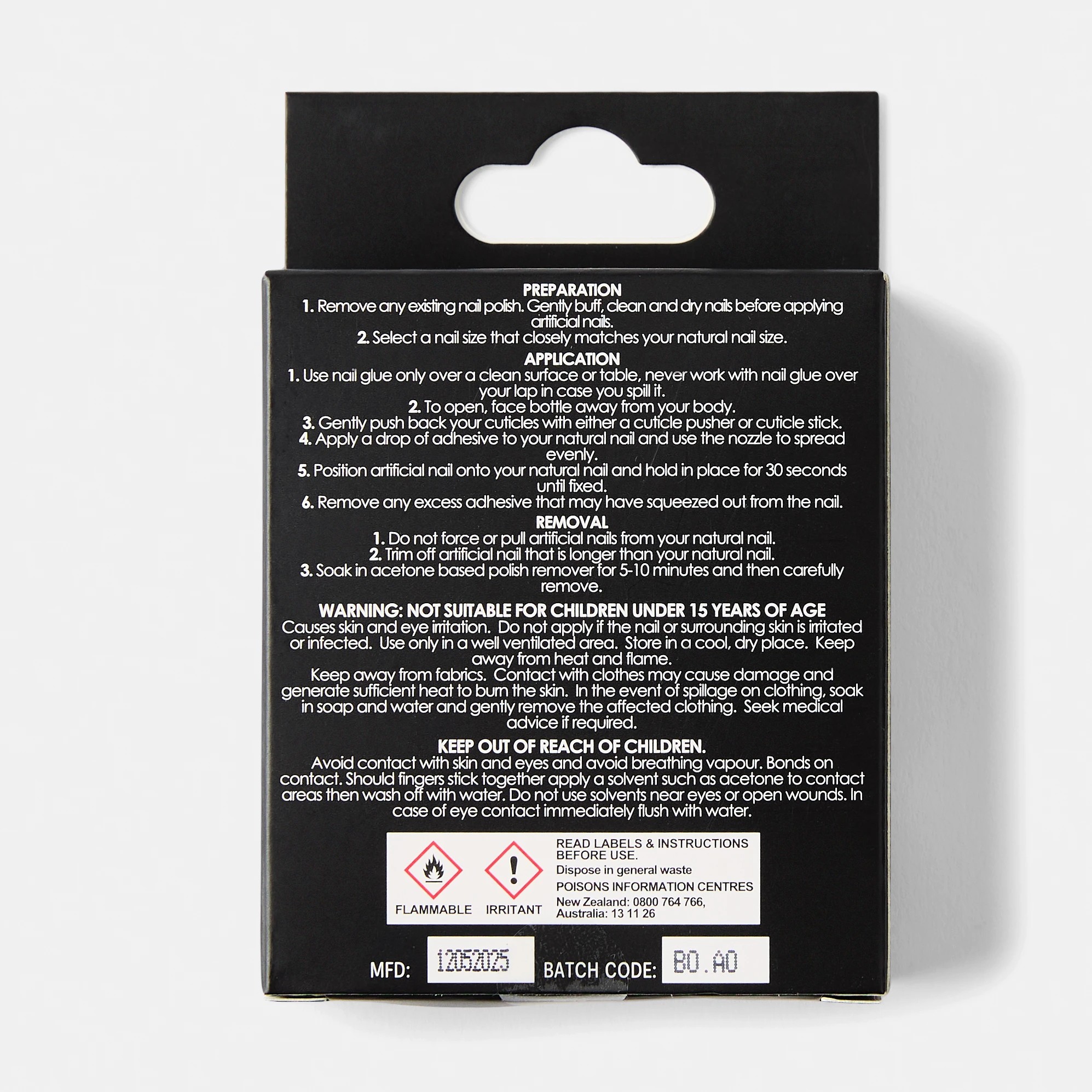 2 OXX Cosmetics 24 Pack Artificial Nails with Adhesive - Almond Shape, Pearl Glazed, 2 of 5