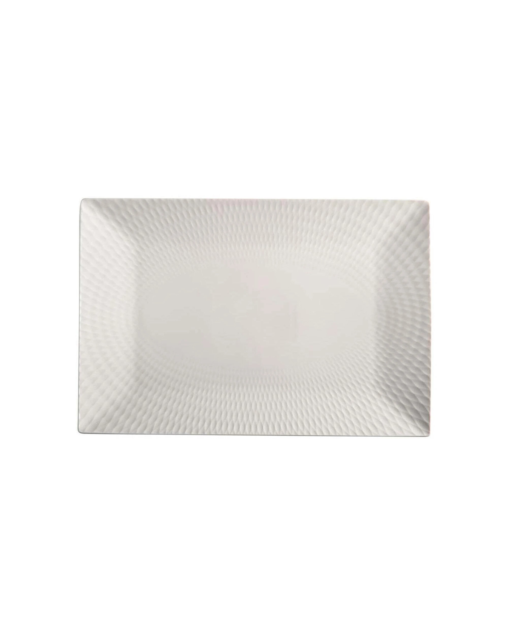 2 Maxwell & Williams Diamonds Rect Platter 36cm X 25cm Porcelain Gift Boxed - White, 2 of 3
