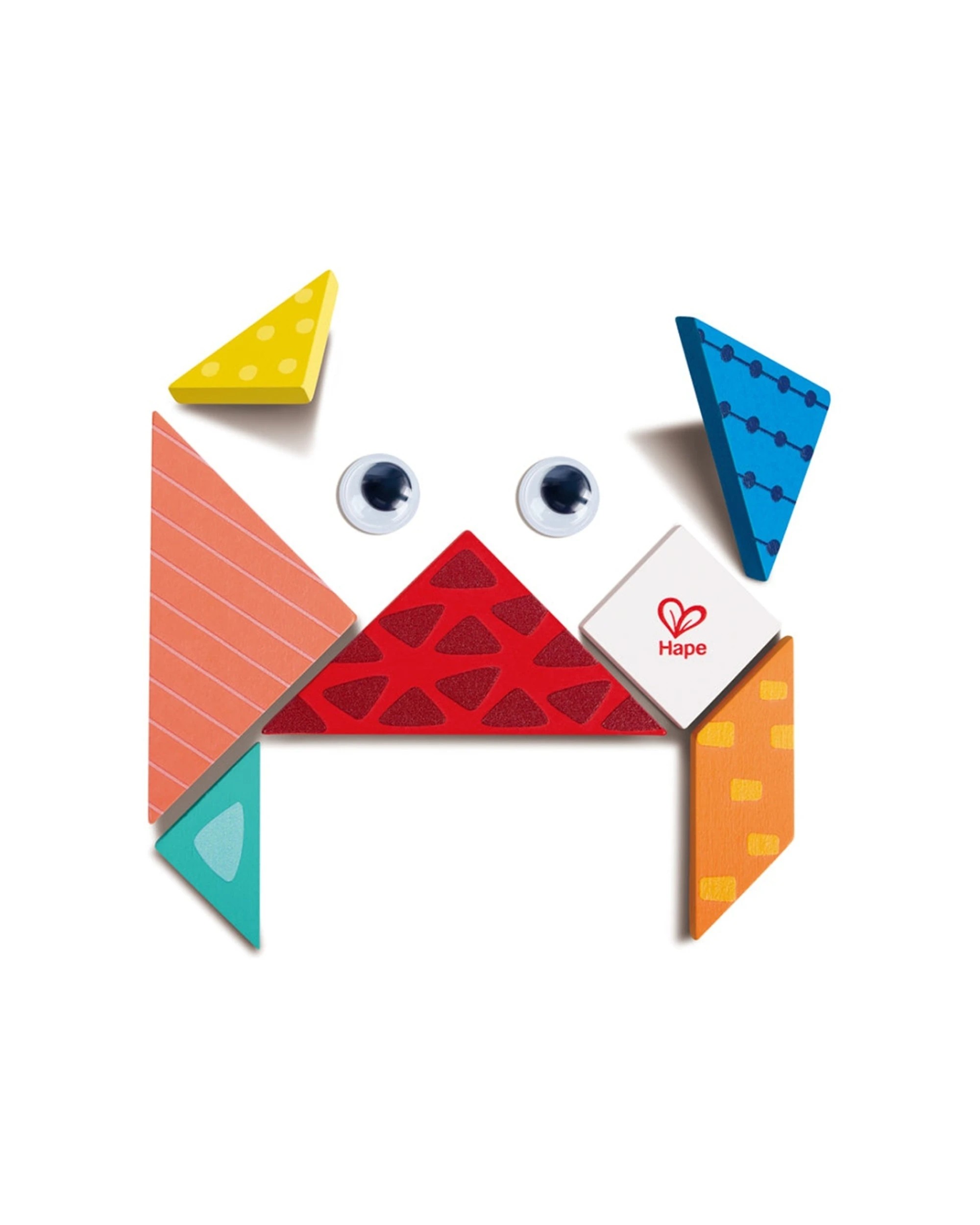 1 Hape Tiny Tangram Classic Shape Puzzle Kids Activity Toy - Multi, 1 of 5