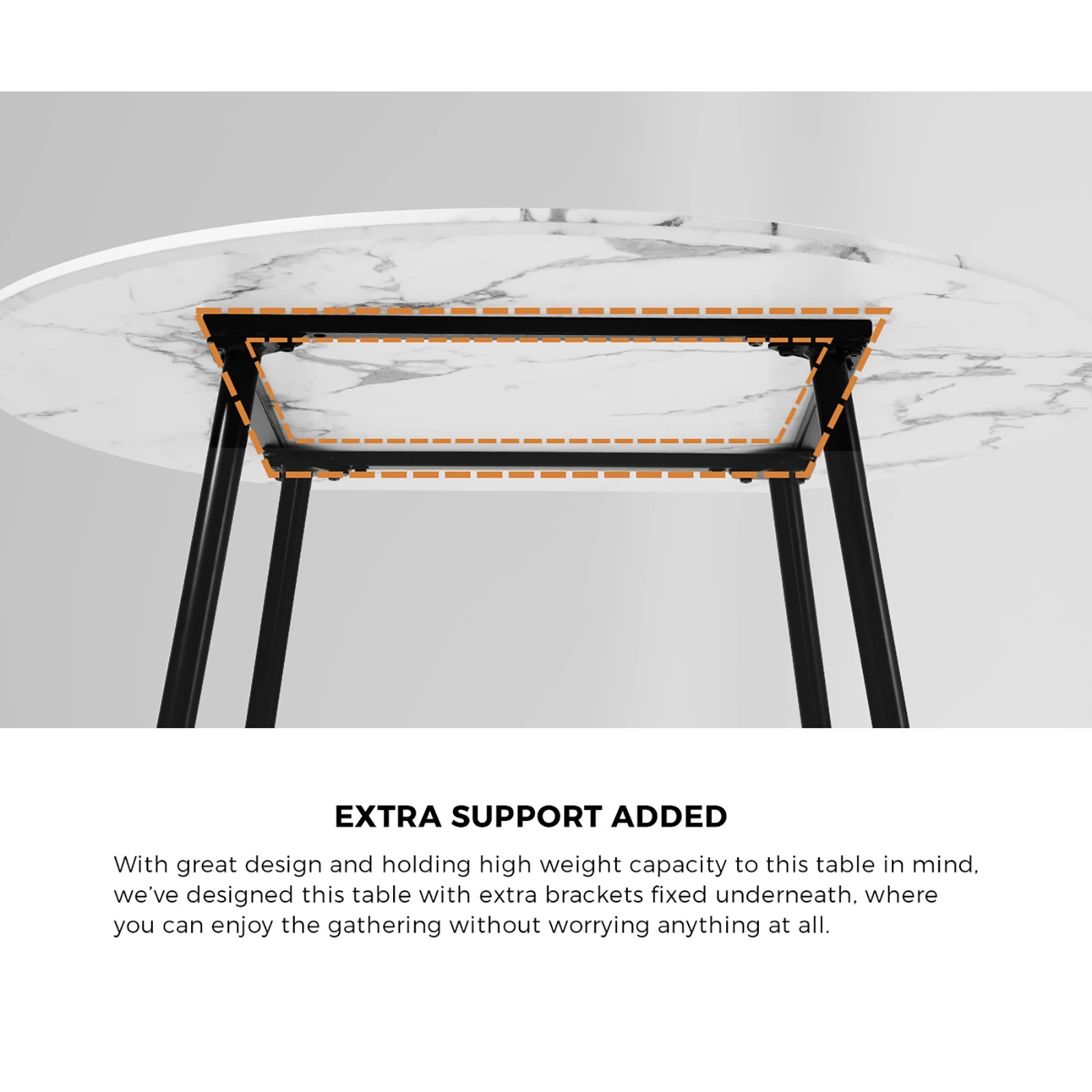 4 Oikiture 110cm Round Dining Table With 4pcs Dining Chairs Accent Sherpa
 - Multi, 4 of 10