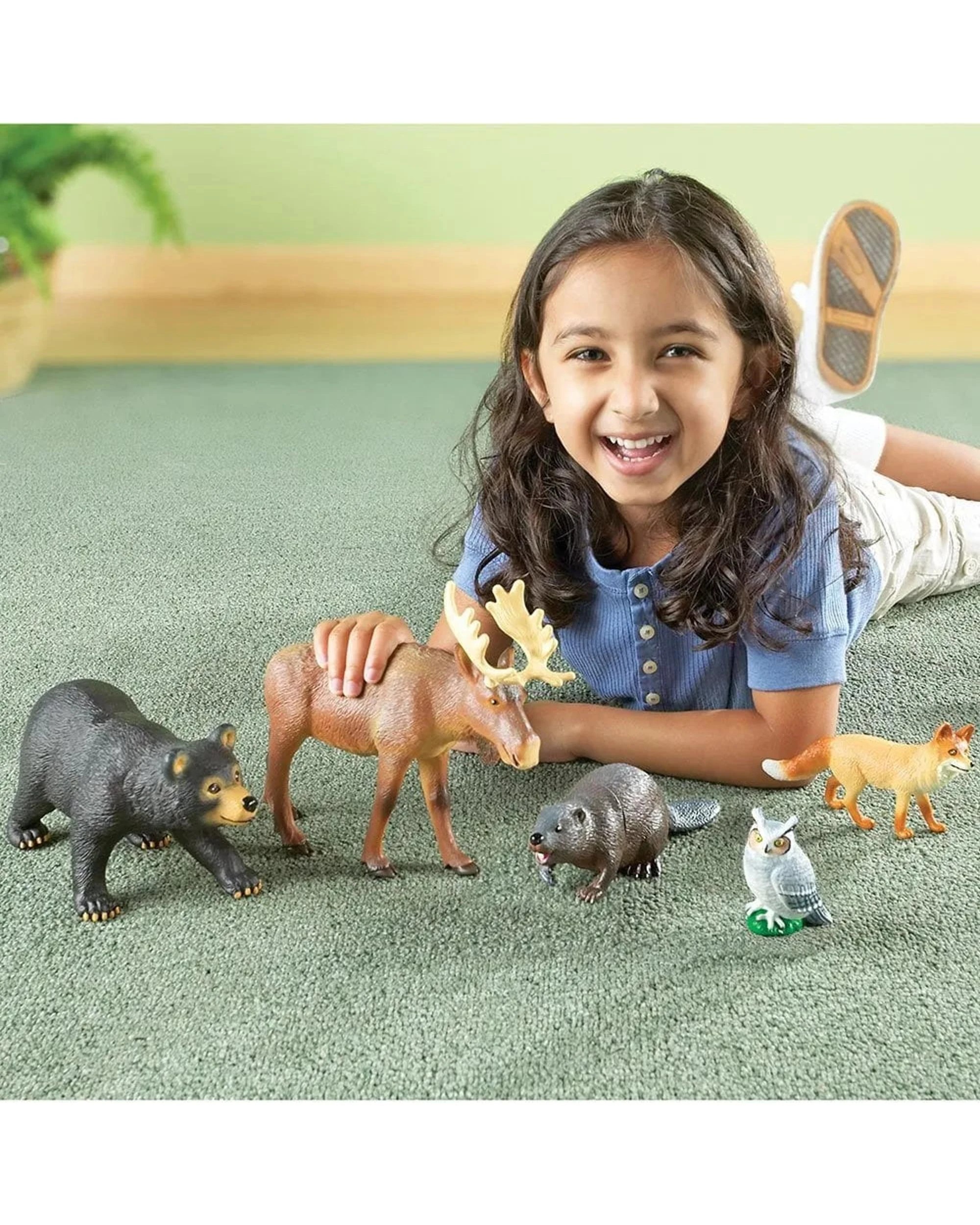 5 Learning Resources Jumbo Forest Animals Set of 5, 5 of 6