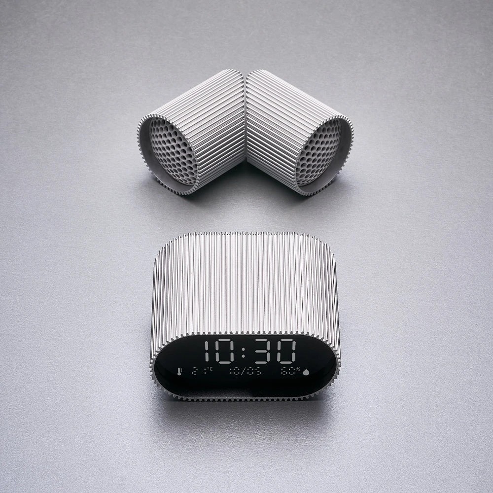 6 Lexon Ray Set Of Magnetic Bluetooth Speakers - Metallic, 6 of 6