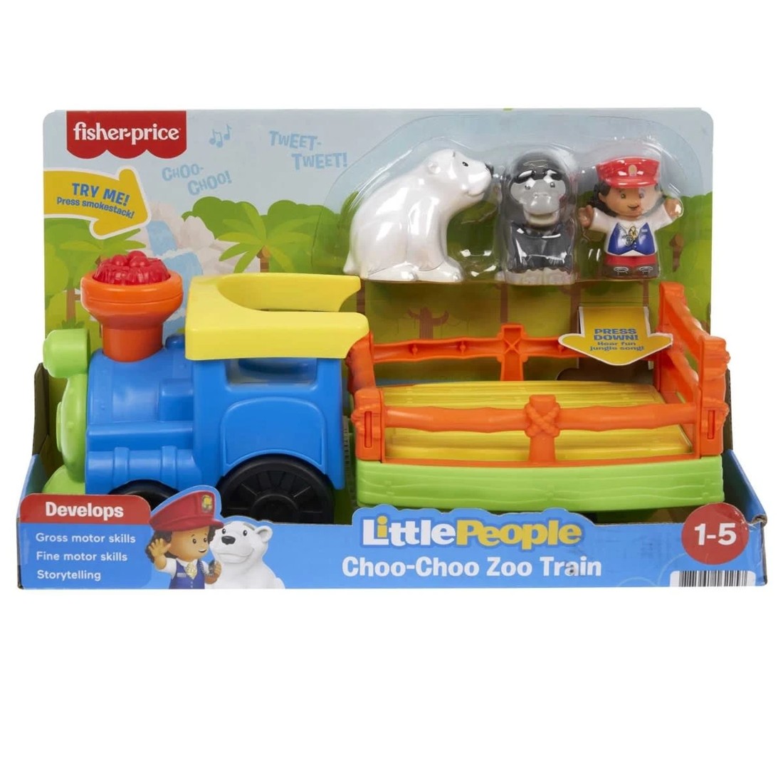 1 Fisher-Price Little People Choo-Choo Zoo Train, 1 of 5