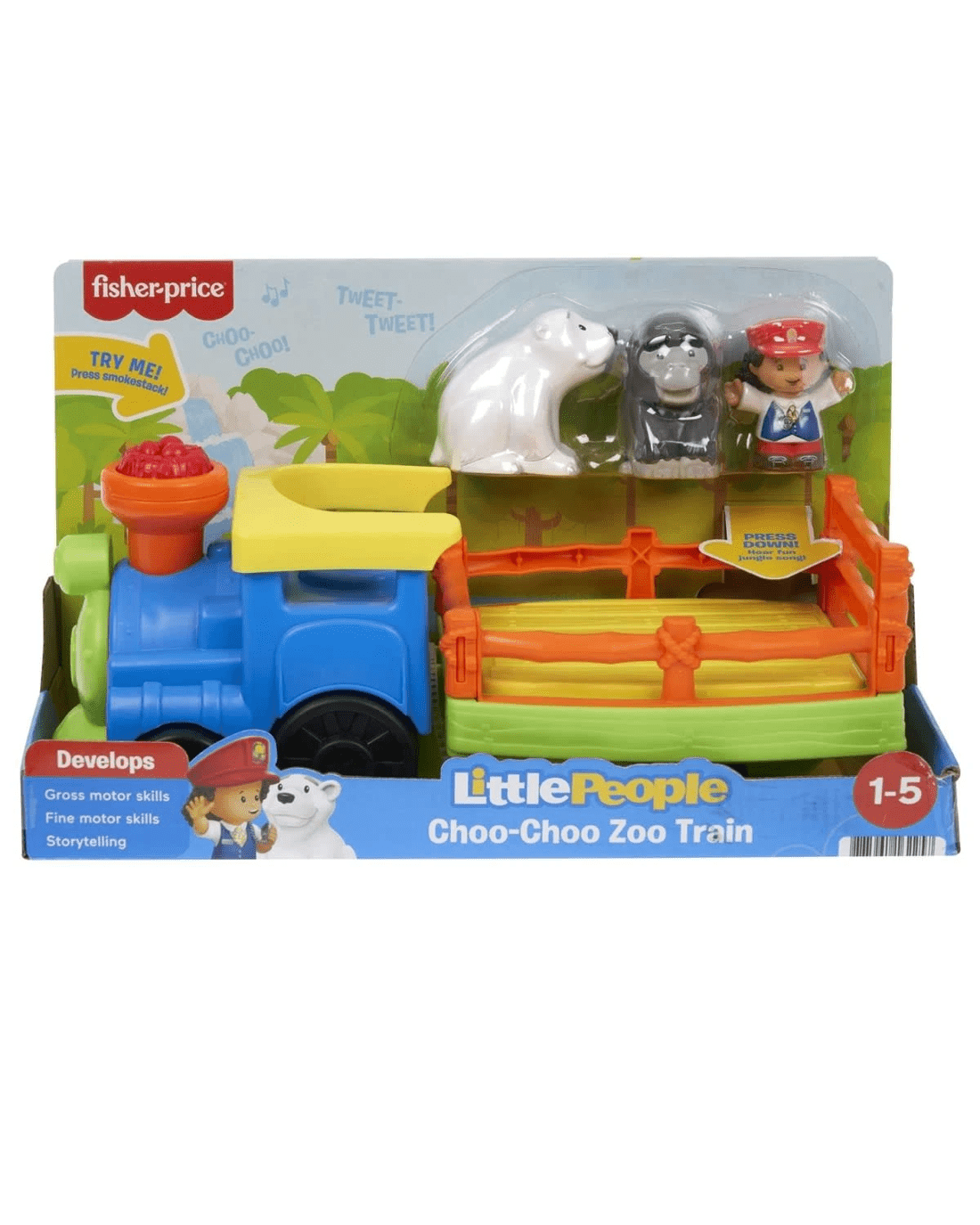 1 Fisher-Price Little People Choo-Choo Zoo Train, 1 of 5