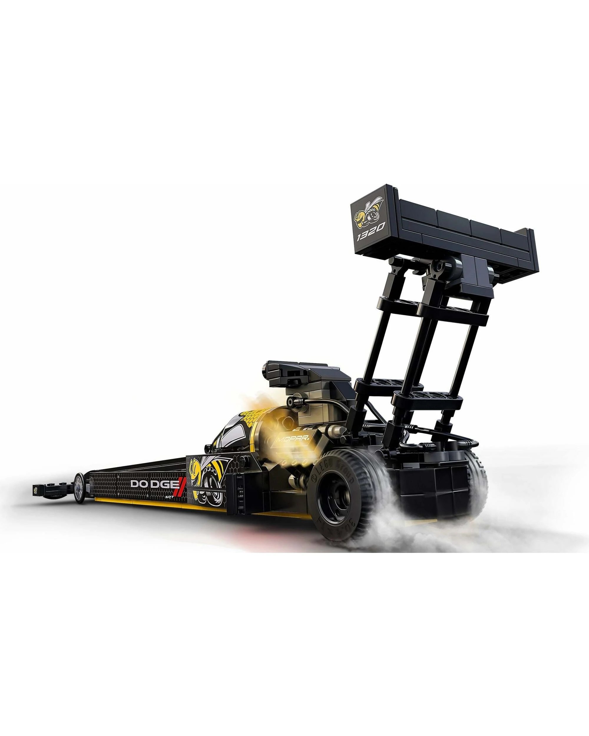 5 LEGO Speed Champion 76904 Mopar SRT Top Fuel Dragster 1970 Dodge Challenger, 5 of 5