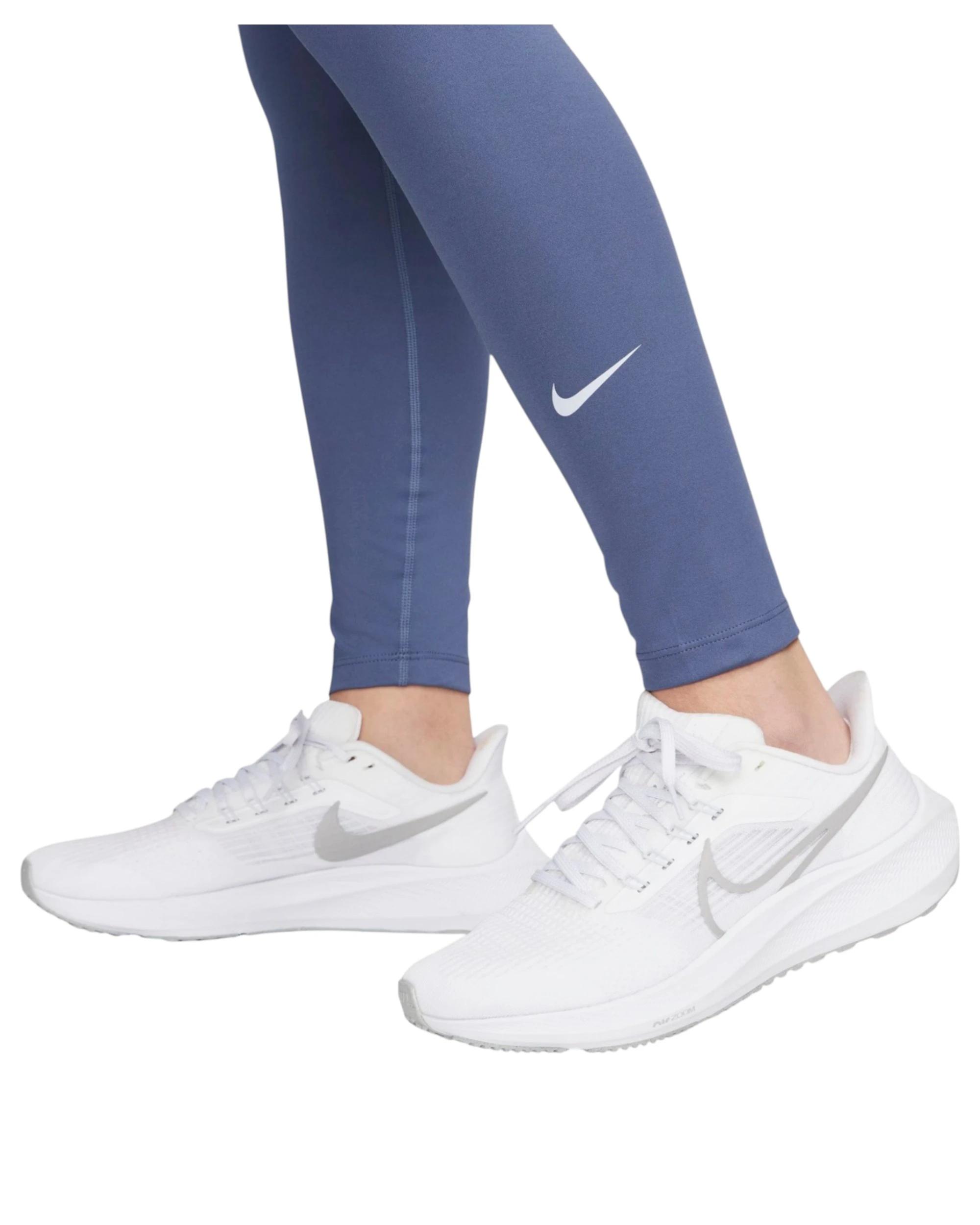 5 Nike Womens One High-Waisted Blue Leggings (Maternity) BLUE, 5 of 5