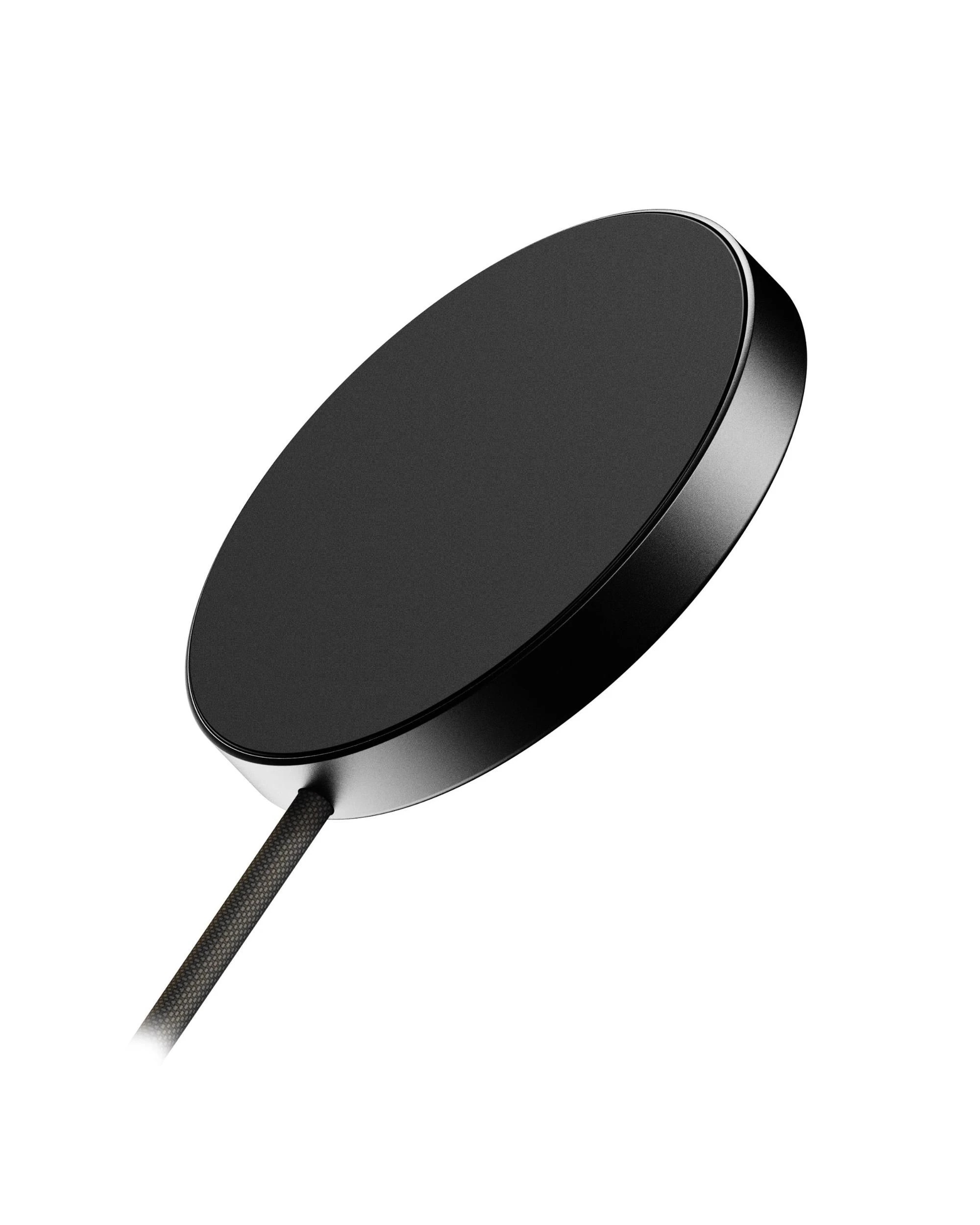 1 Ohsnap Snap Charge Qi2 Magnetic Auto Aligning Wireless Charger - Boring Black, 1 of 5