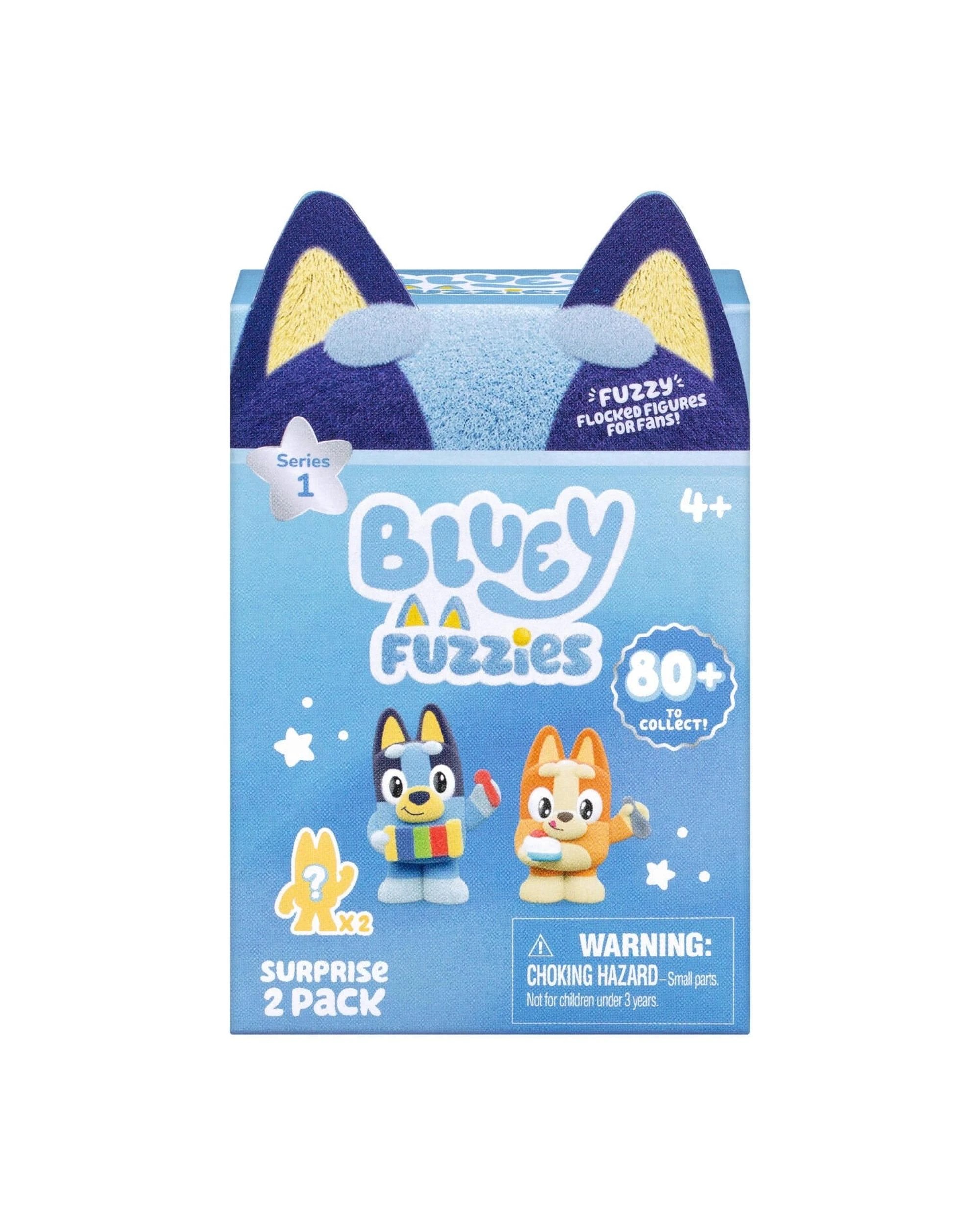 5 Bluey Fuzzies Series 1 Surprise Figure 2 Pack Blind Box, 5 of 5
