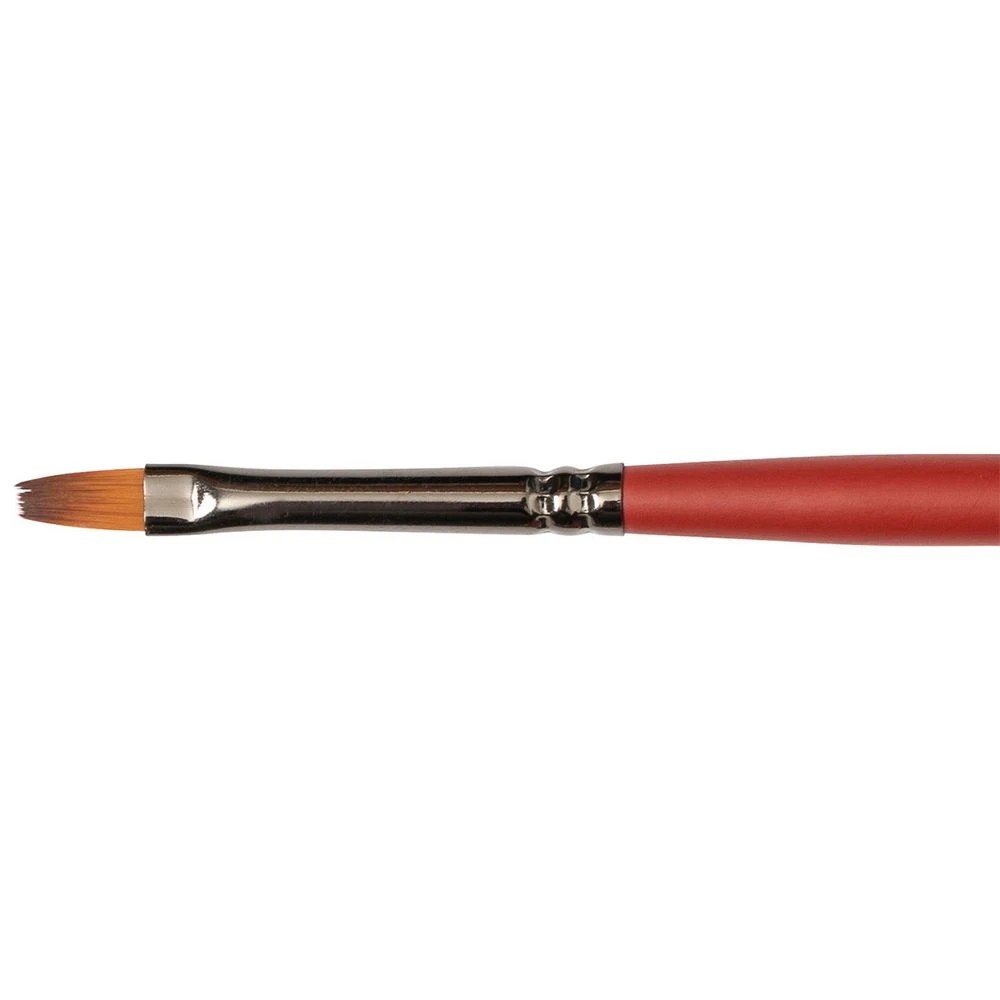 1 Born Flat Taklon Paintbrush Size 0, 1 of 3