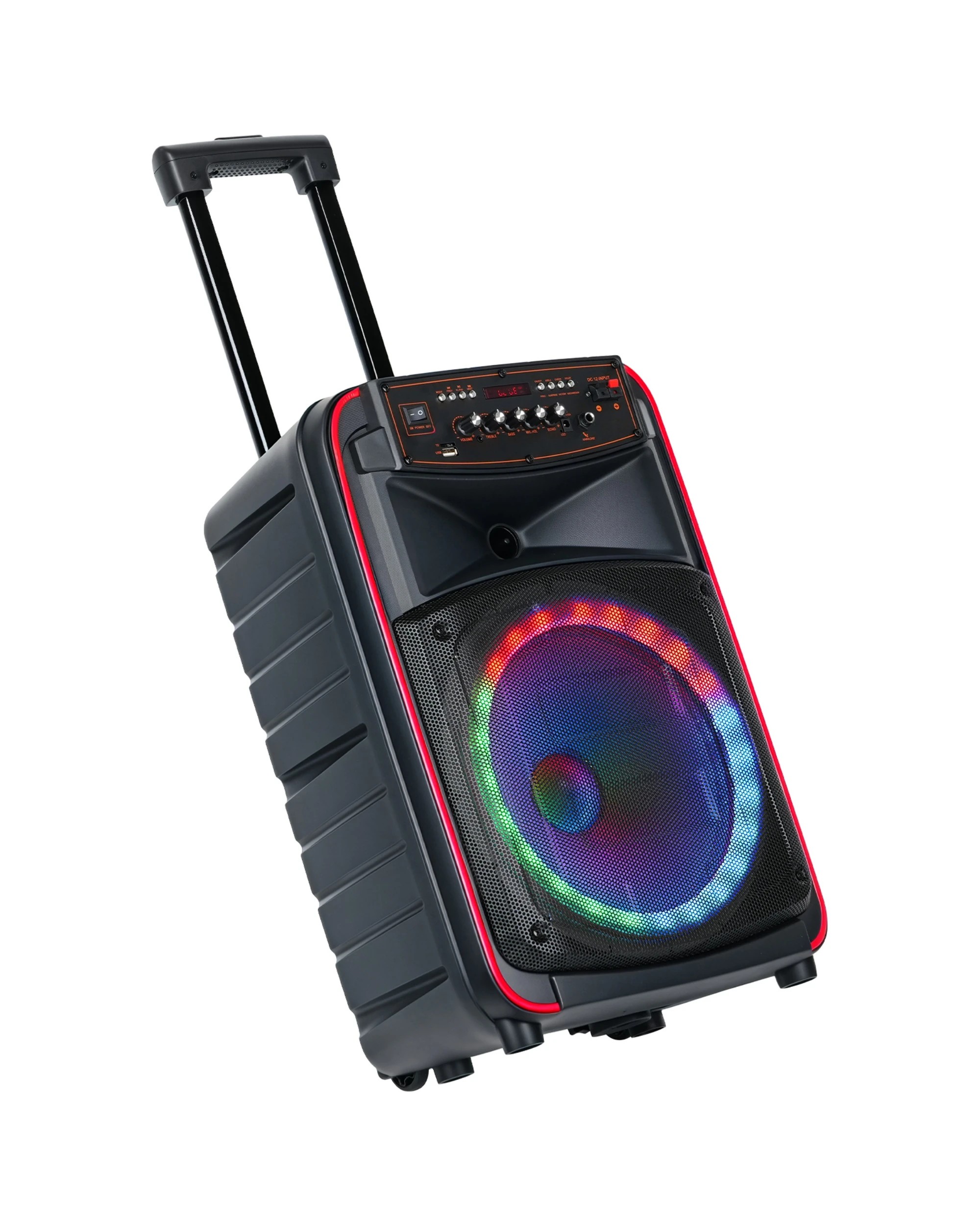 7 Advwin Portable Bluetooth Karaoke Speaker for Outdoor Home with 2 Wireless Microphones, 7 of 9