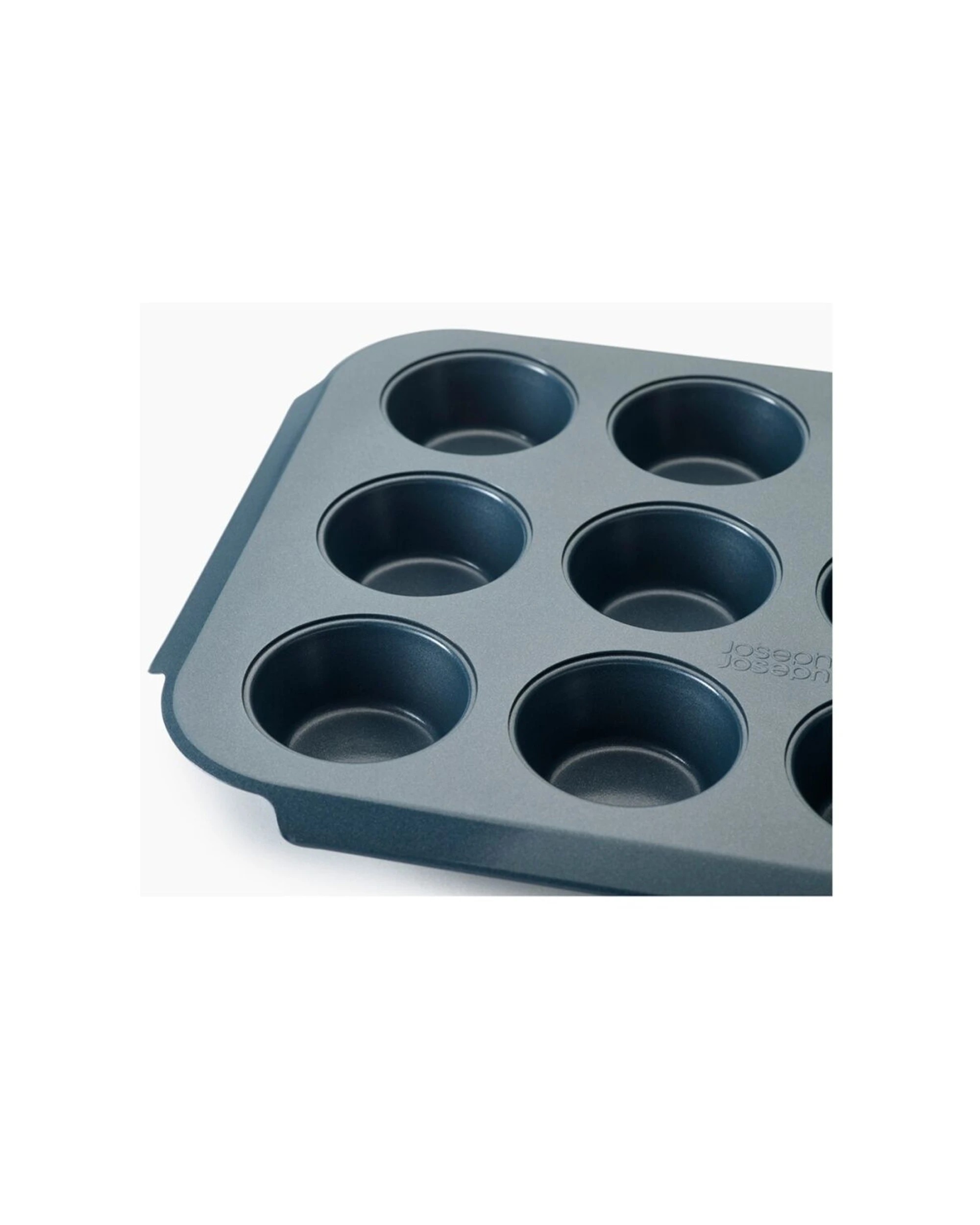 8 Joseph Joseph Carbon Steel Non-Stick Nest Bake 12 Cup Muffin Pan - Blue, 8 of 8