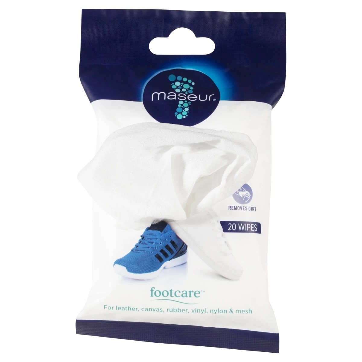 2 20 Pack Maseur Footcare Sneaker Wipes, 2 of 5