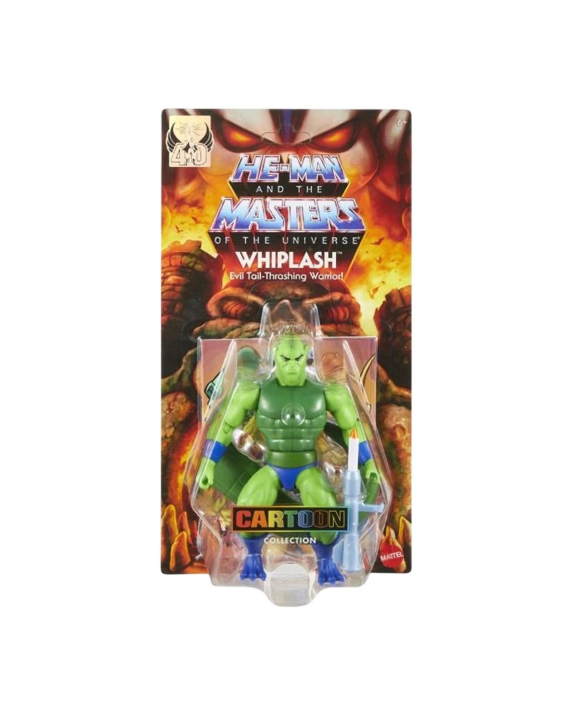1 He-Man and the Masters of the Universe Origins Cartoon Collection Whiplash Action Figure, 1 of 6