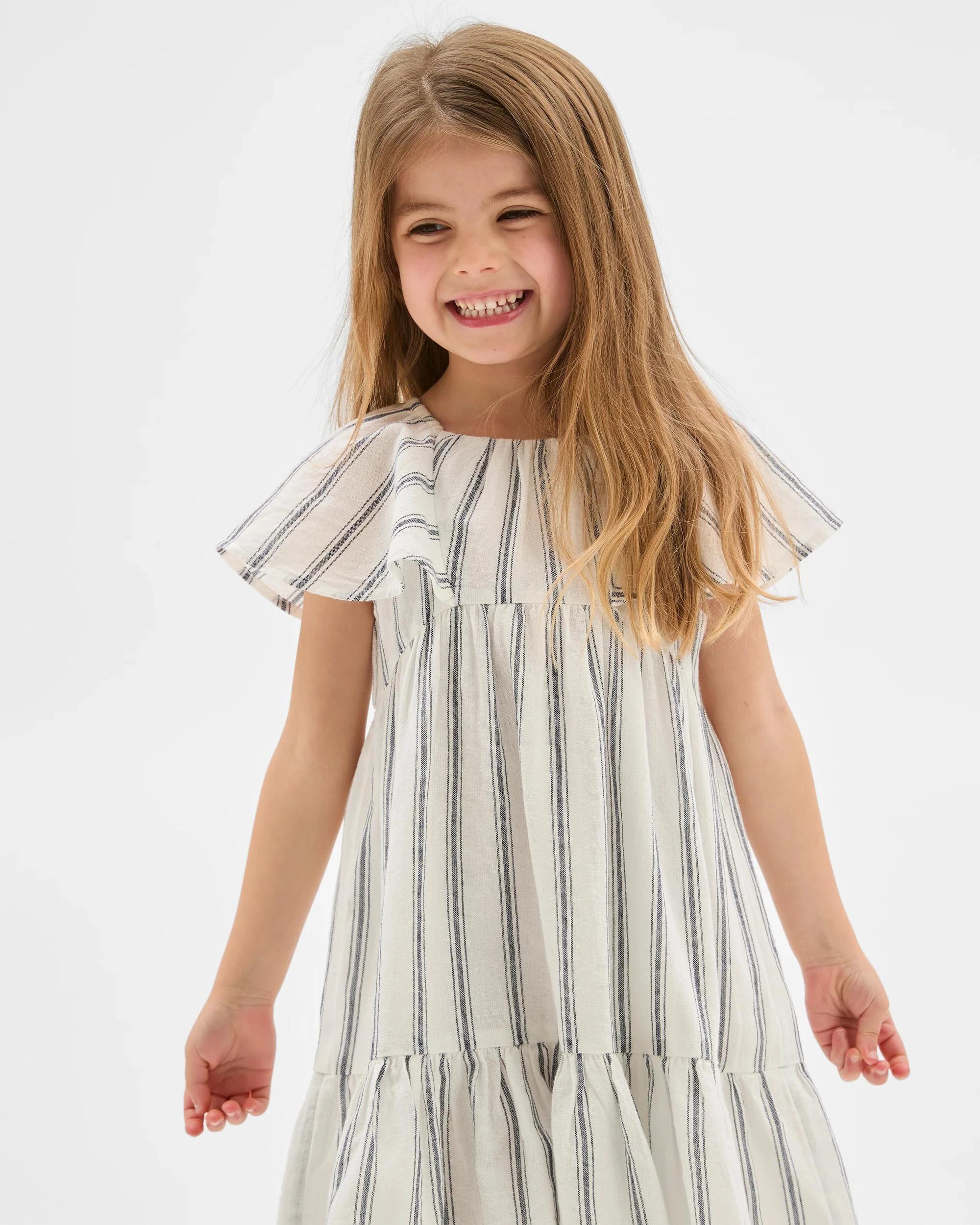 2 Target Kids Woven Prairie Dress MULTI STRIPE, 2 of 5