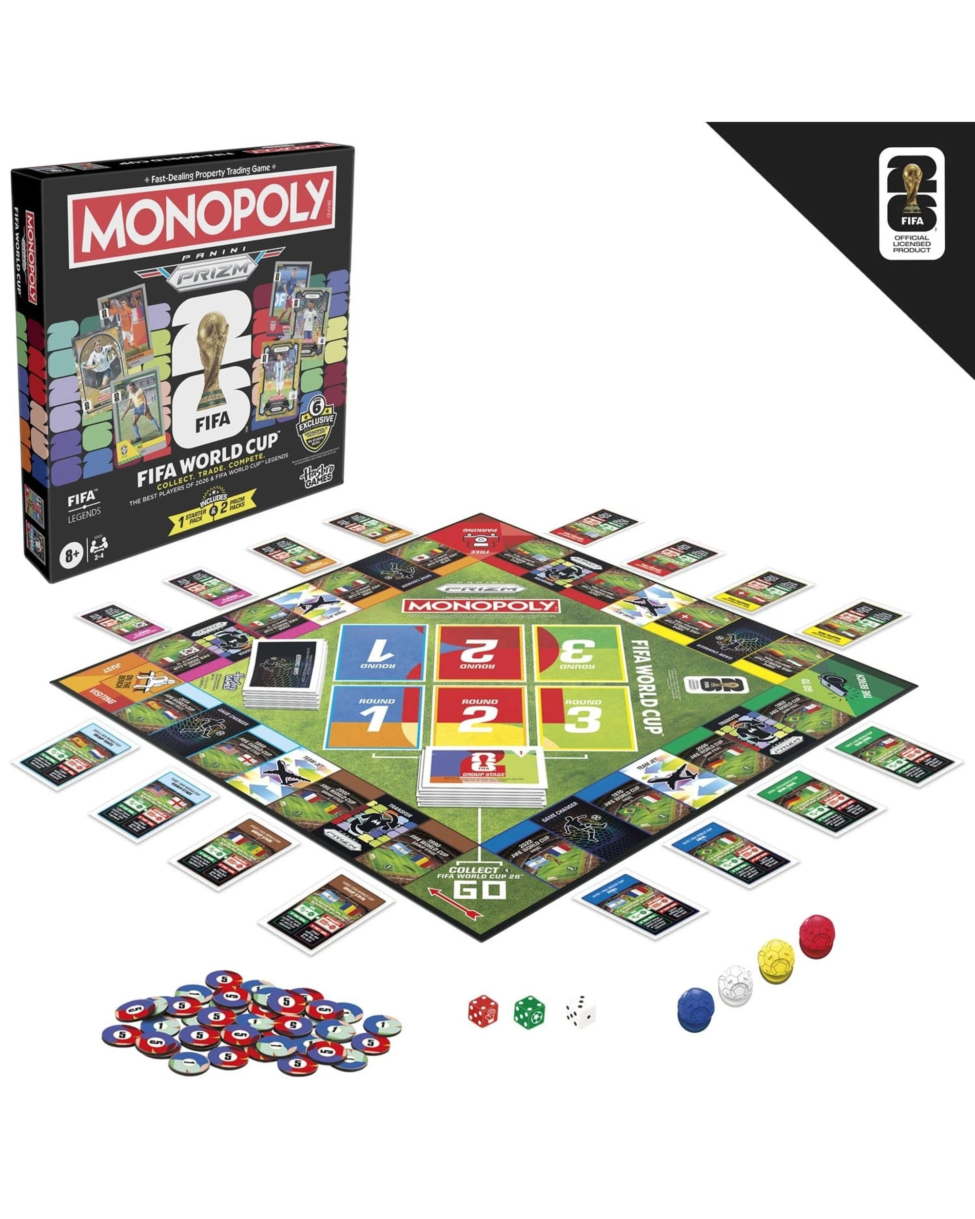2 Monopoly Panini Prizm: FIFA World Cup Edition Board Game, 2 of 8