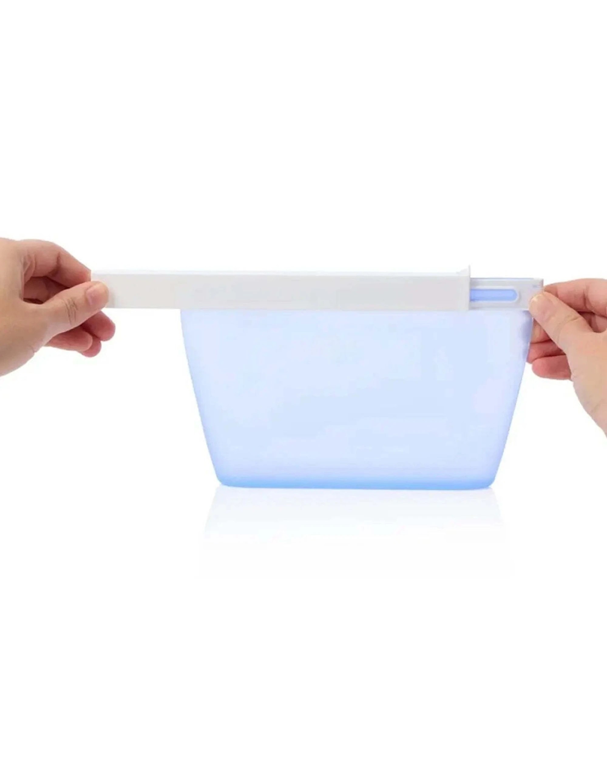 2 Humangear GoPouch Small Silicone Food Storage Pouch Leakproof - Blue, 2 of 3
