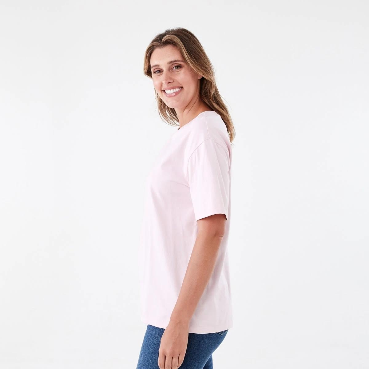 2 Short Sleeve Oversized Boyfriend T-shirt SOFT BLOSSOM, 2 of 5