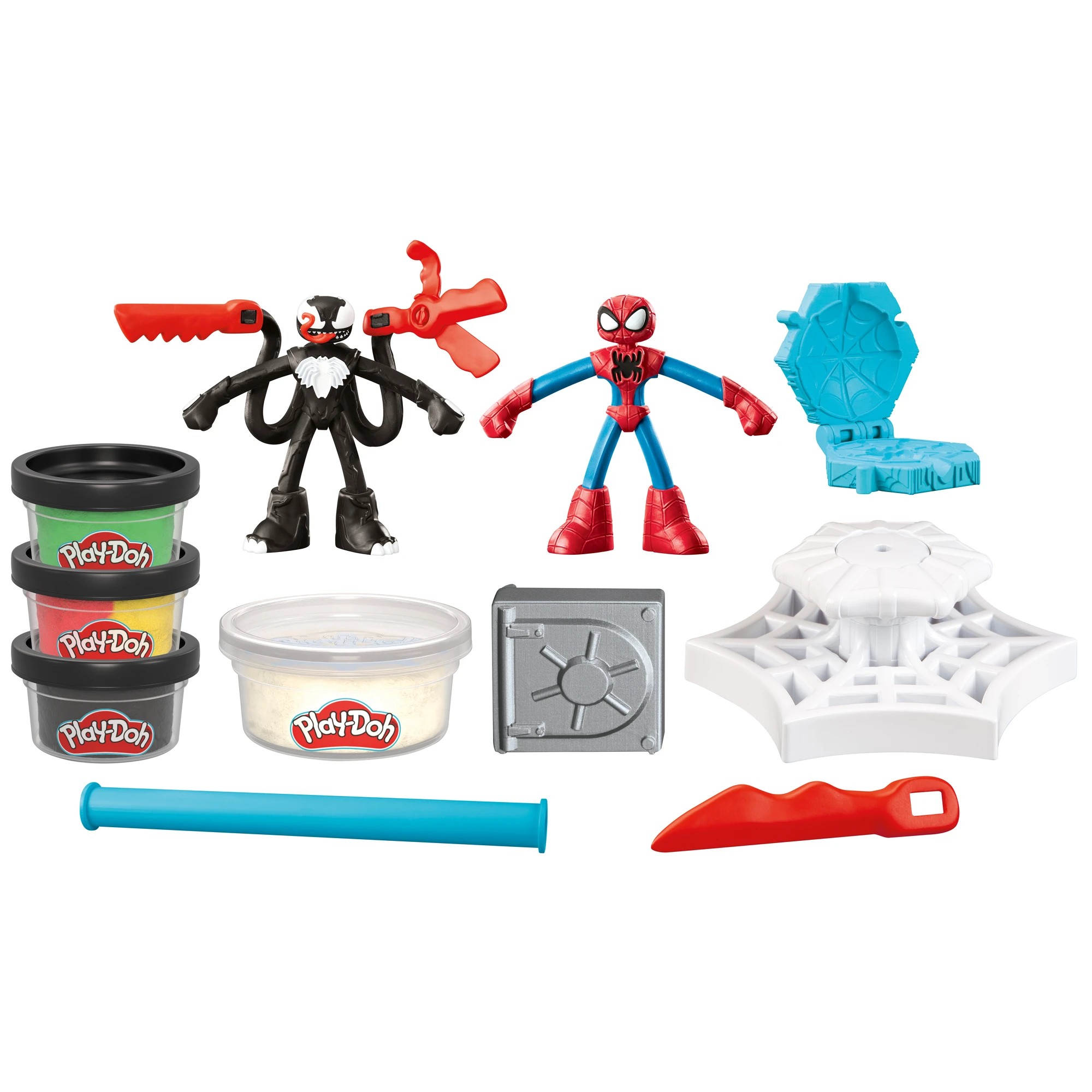 3 Play-Doh Play - Doh Spider - Man Launch And Slice Battle - Multi, 3 of 3