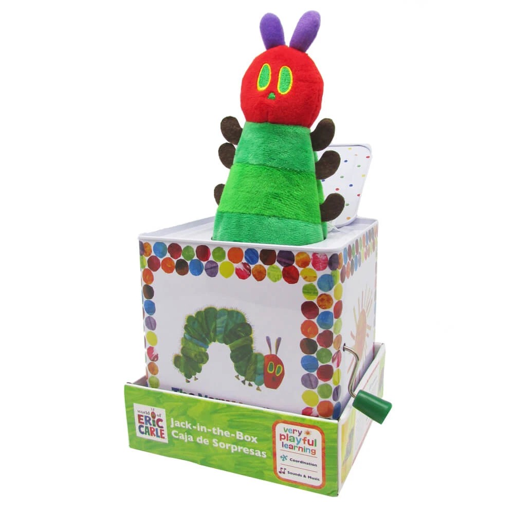 1 Eric Carle - The Very Hungry Caterpillar Jack-in-a-Box, 14cm Height, 6 months+ - Multi, 1 of 4