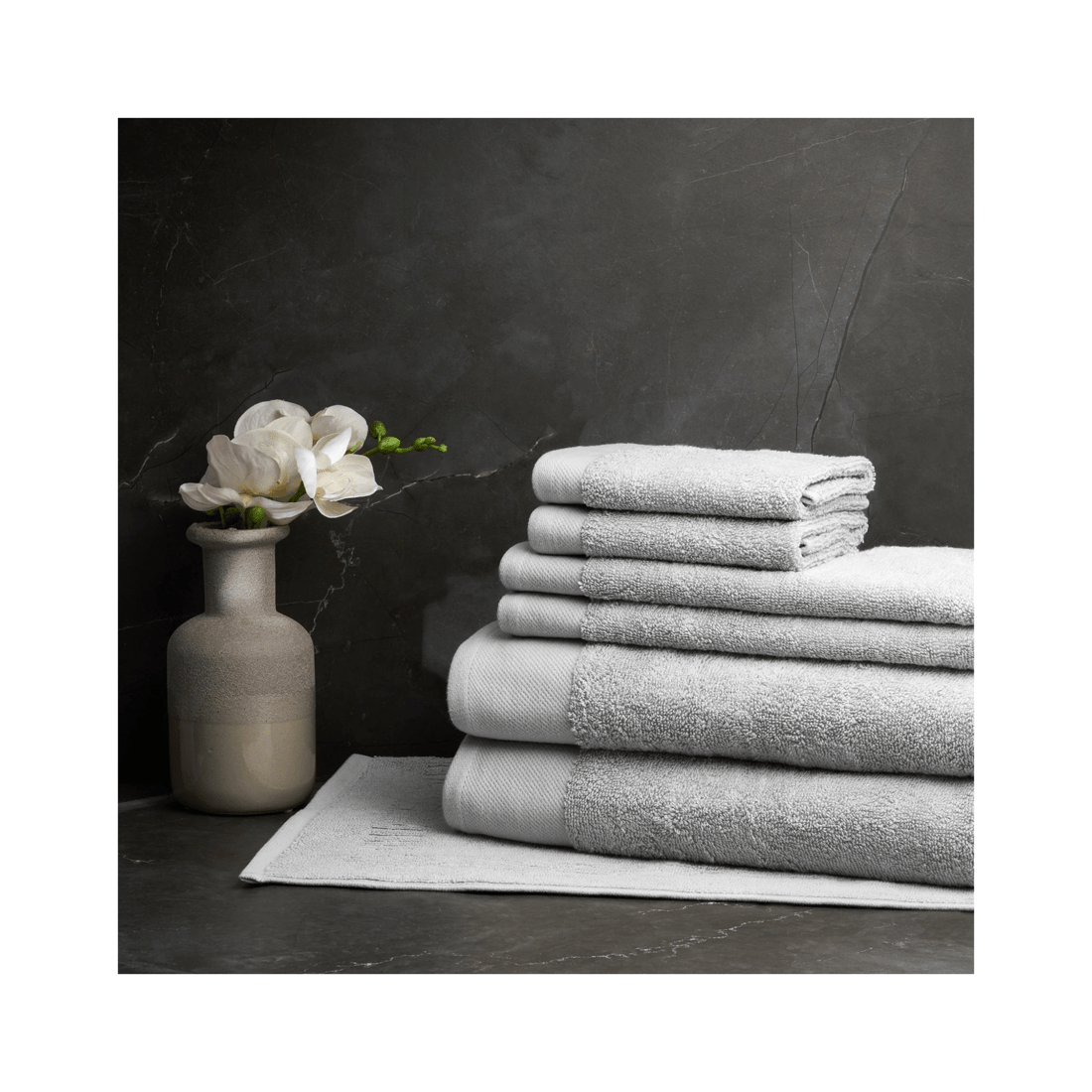 2 7pc Sheraton Luxury Maison Byron Towel Pack Cotton
 - Grey, 2 of 4