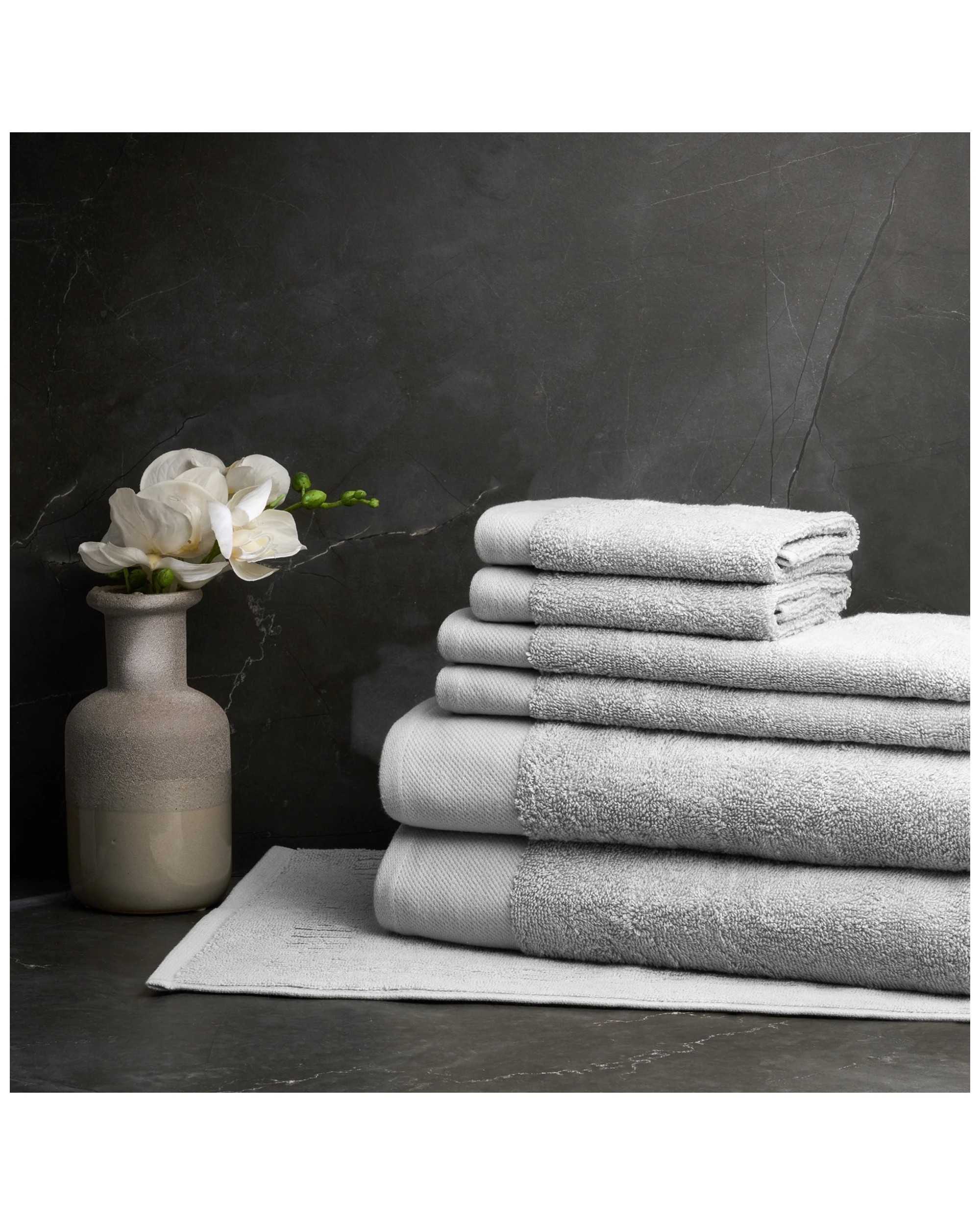 2 7pc Sheraton Luxury Maison Byron Towel Pack Cotton
 - Grey, 2 of 4