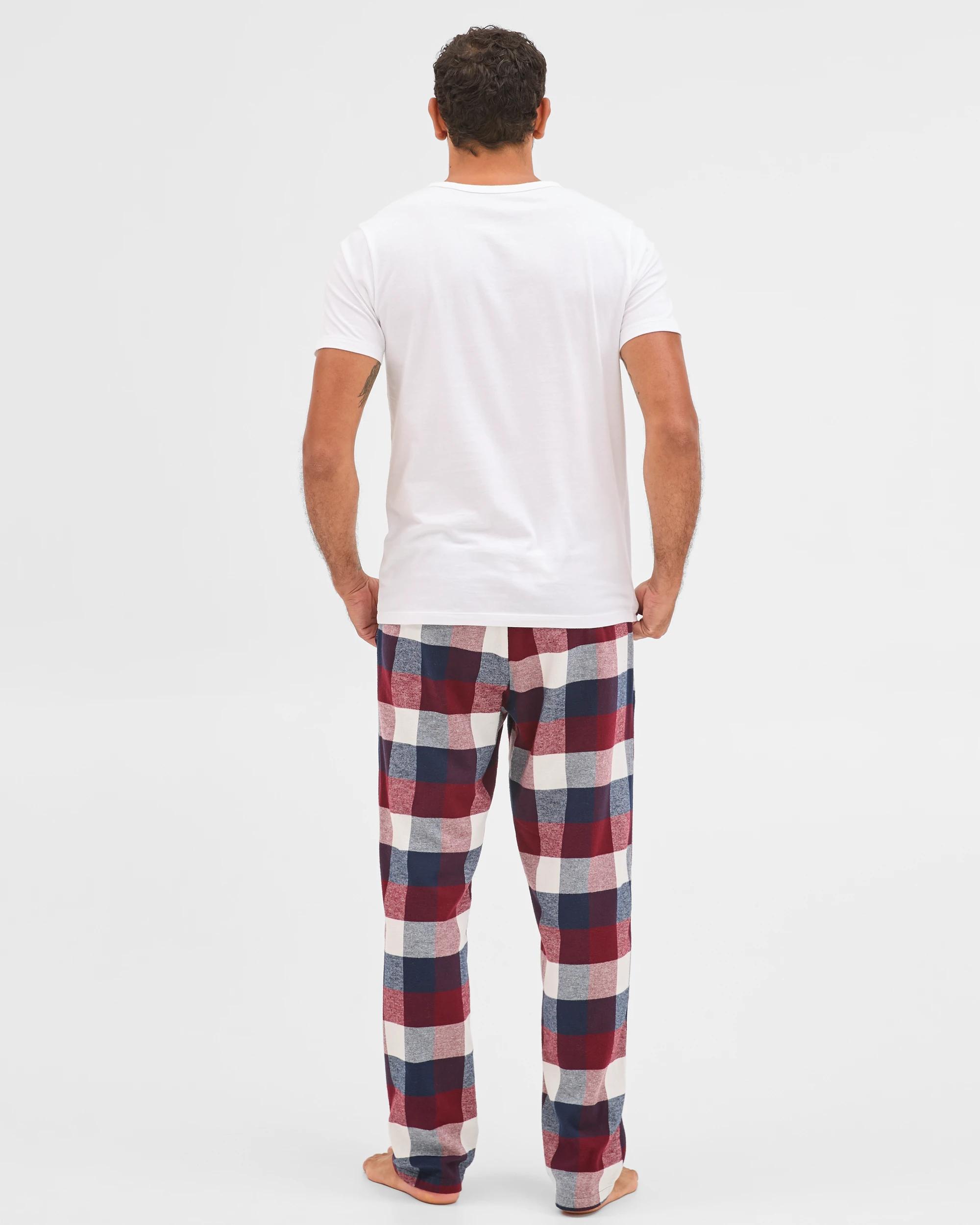 2 Target Man Flannelette Sleep Pant BURGUNDY BUFFALO, 2 of 5