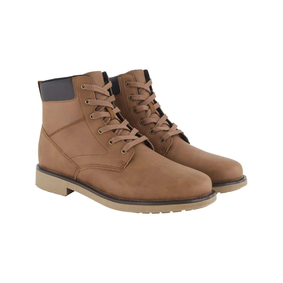 4 Padded Collar Boots Brown, 4 of 4
