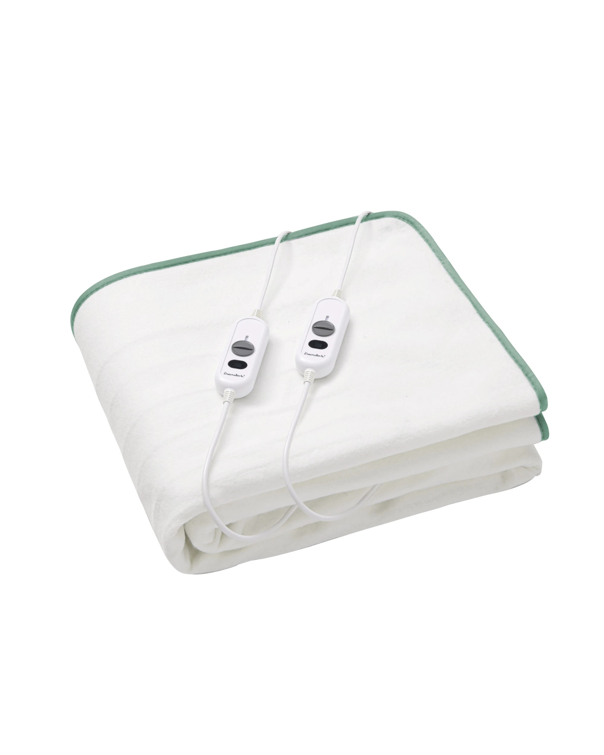 2 Dreamaker Classic Allergy Sensitive Antimicrobial Electric Blanket - Double Bed - White, 2 of 7