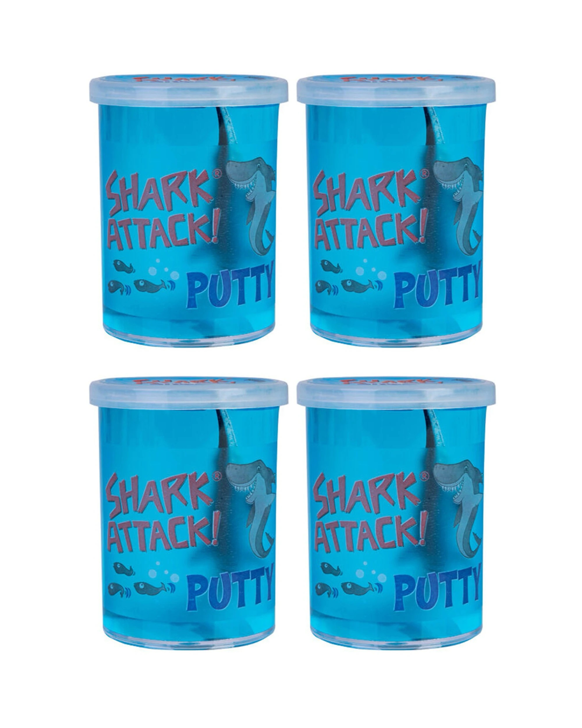 1 MDI 4PK SharkBay Surprise Shark Putty Slime Jar Kid's Sensory Toy 5.9x5.9x7.6cm - Assorted, 1 of 4