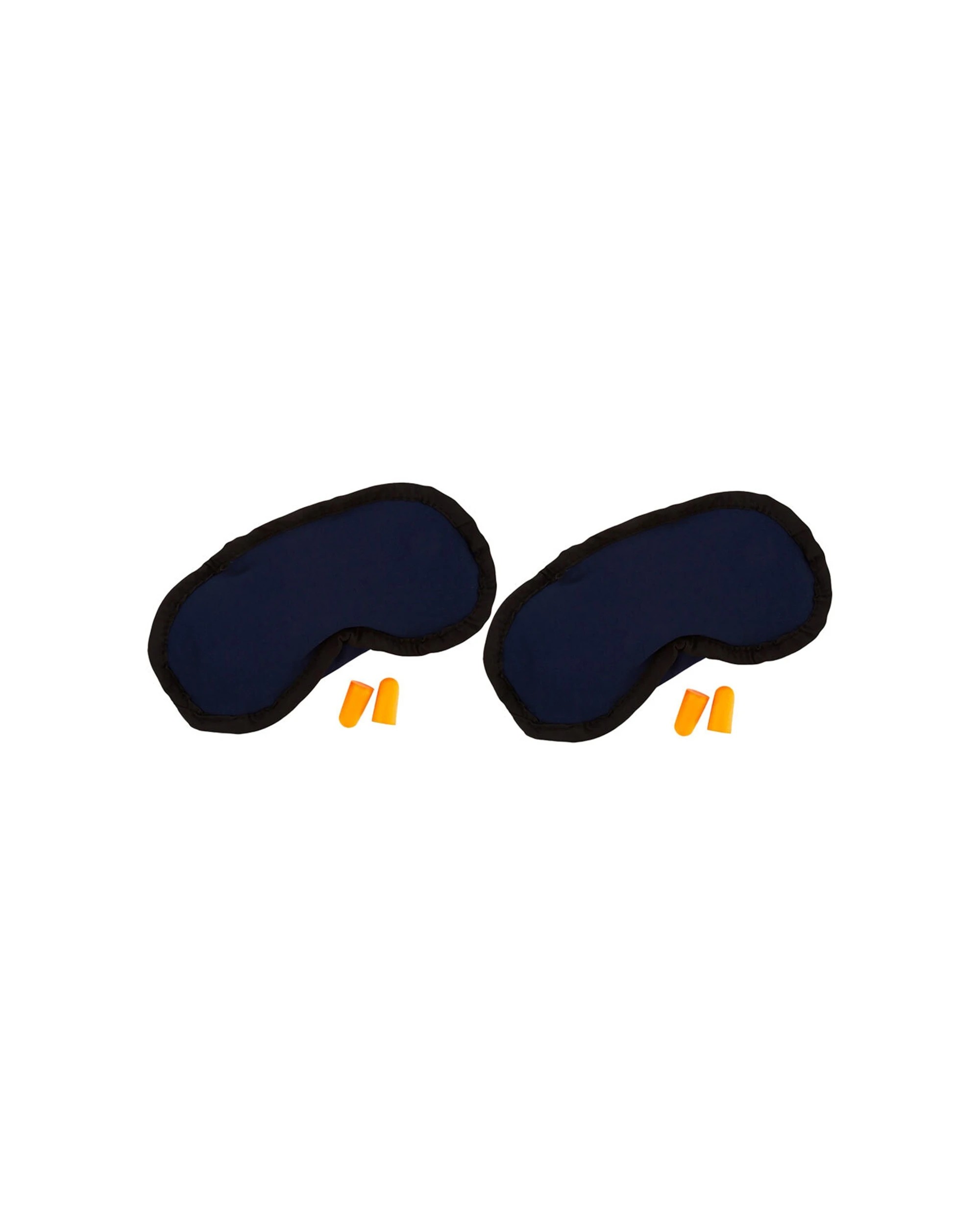 1 Tosca 2Pk Microbead Eyemask Travel Face Cover With Ear Plugs - Black, 1 of 1