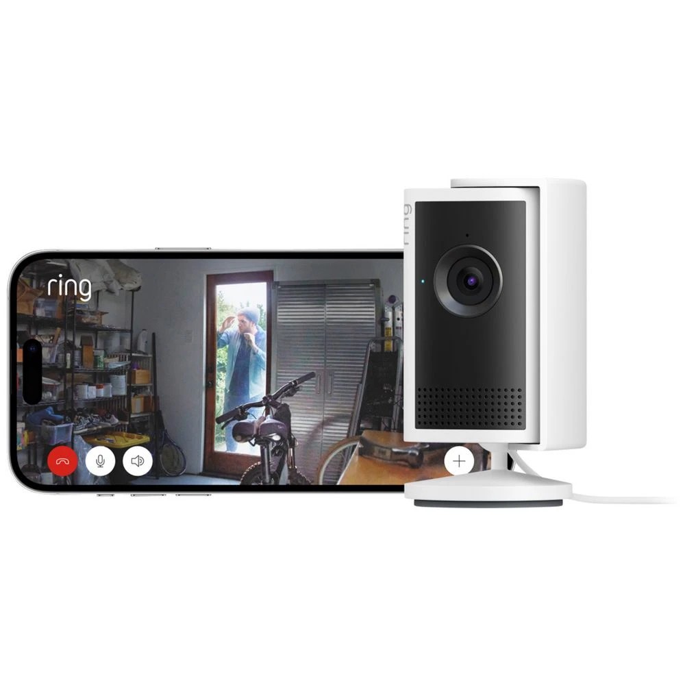 5 Ring Indoor Security Camera Plus Plugin White, 5 of 9