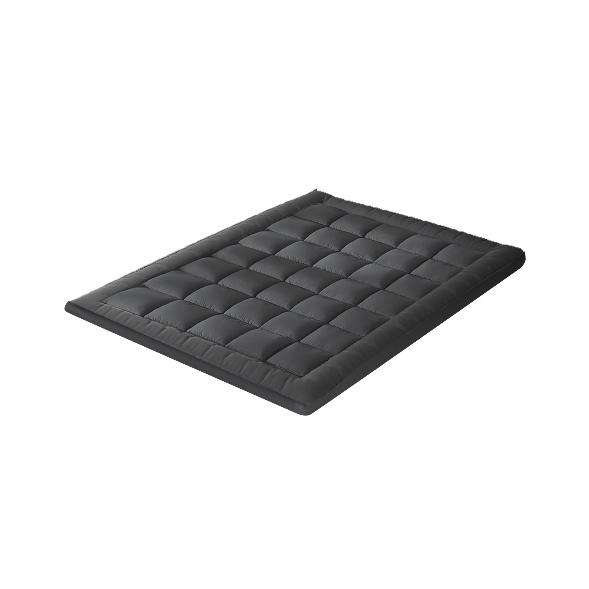 4 Bedra Bedding Pillowtop Mattress Topper King Bamboo Charcoal Protector - Charcoal, 4 of 9