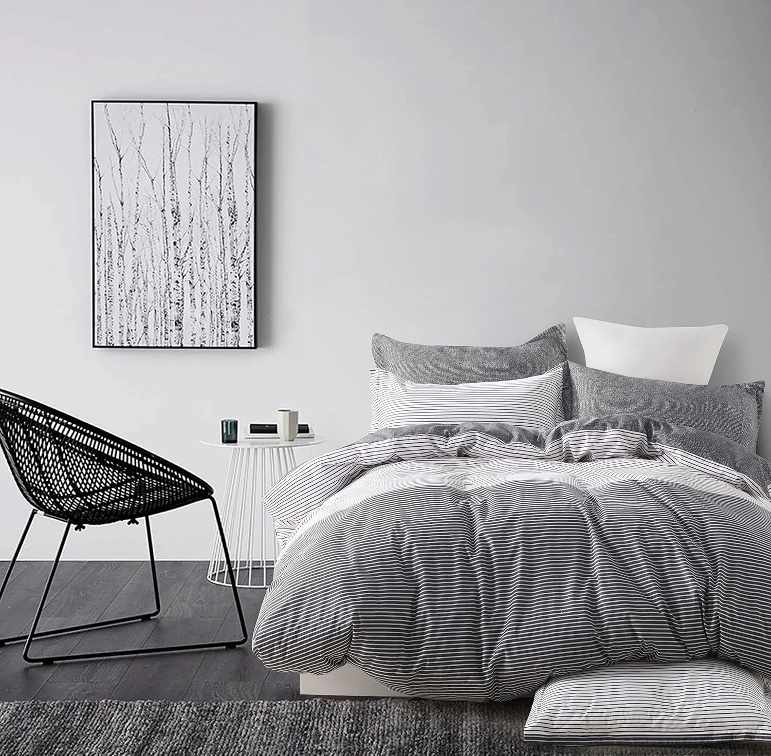 1 Gioia Casa Printed Cotton Reversible Quilt Cover Set - King Bed - Gerry, 1 of 5