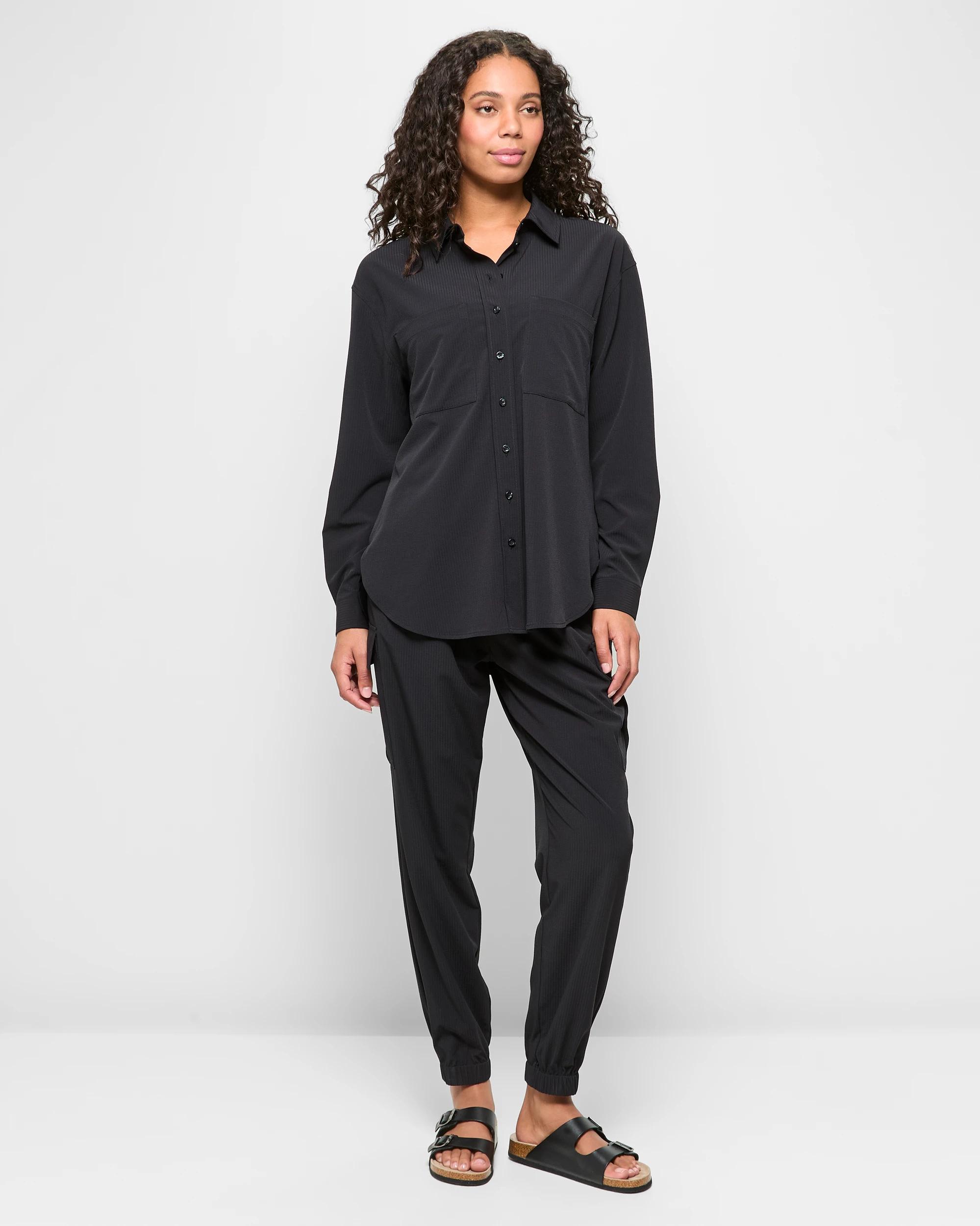2 Target Active Woven Shirt BLACK, 2 of 5