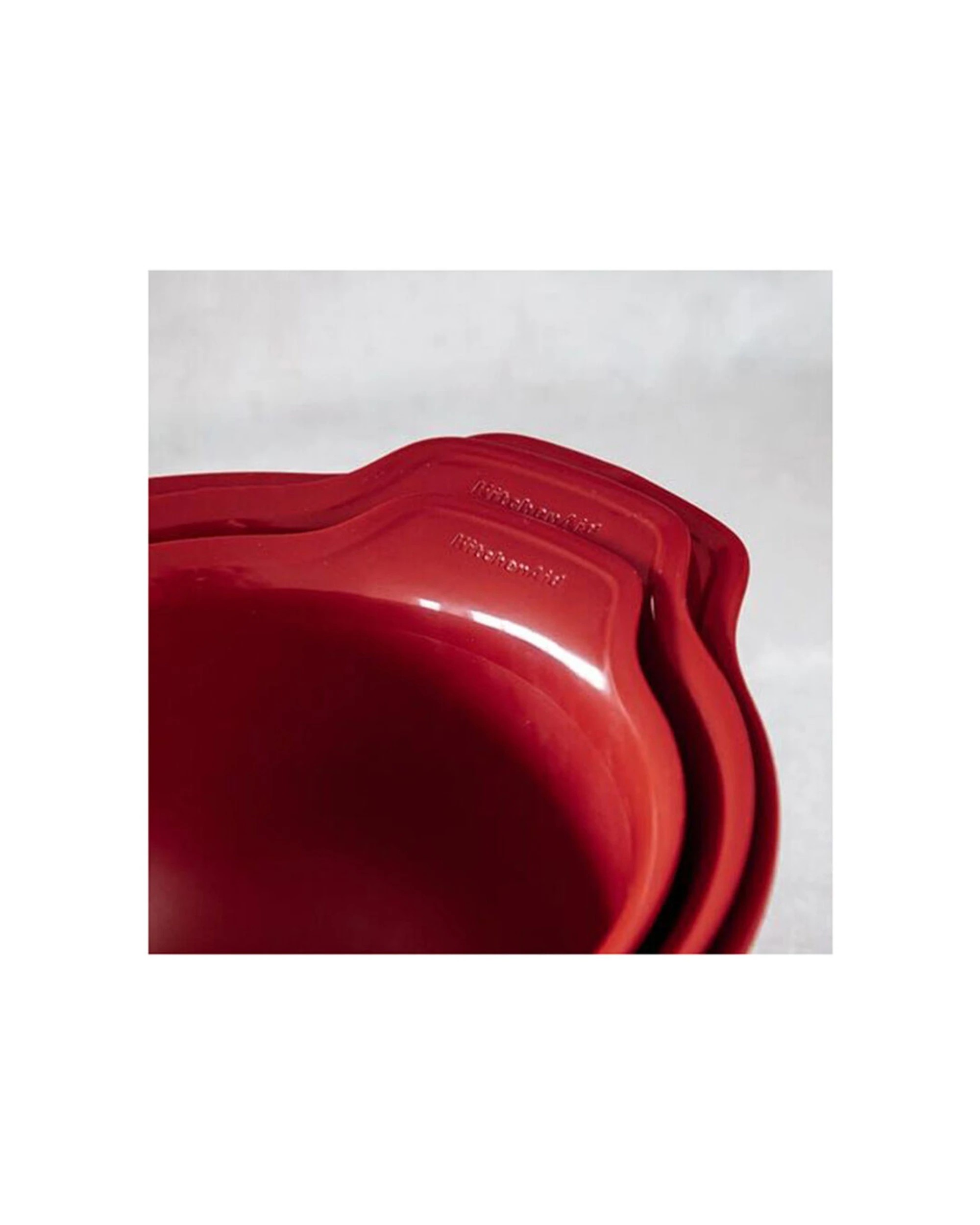 4 KitchenAid 3pc Non-Slip Cooking Utensil Mixing Bowls Set - Red, 4 of 5