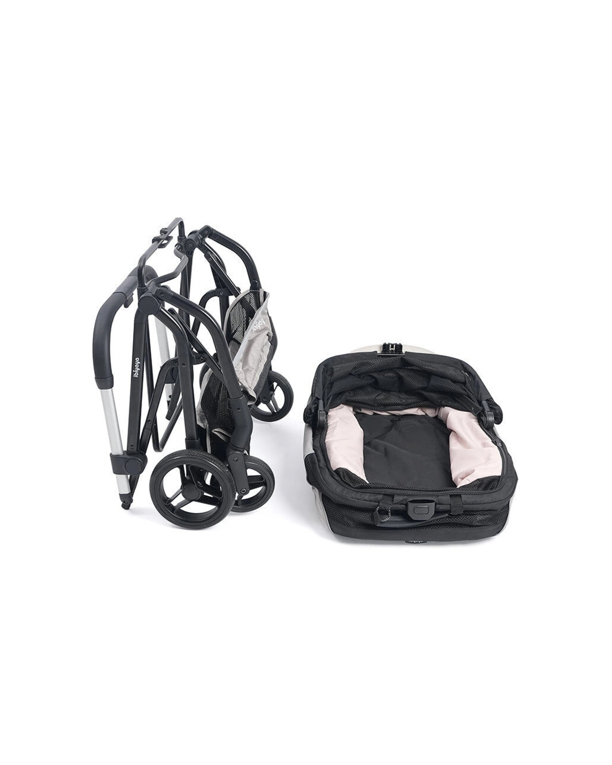 8 Ibiyaya Instacollapse Stroller With Detachable Pet Carrier Travel Bag 25kg - Multi, 8 of 9