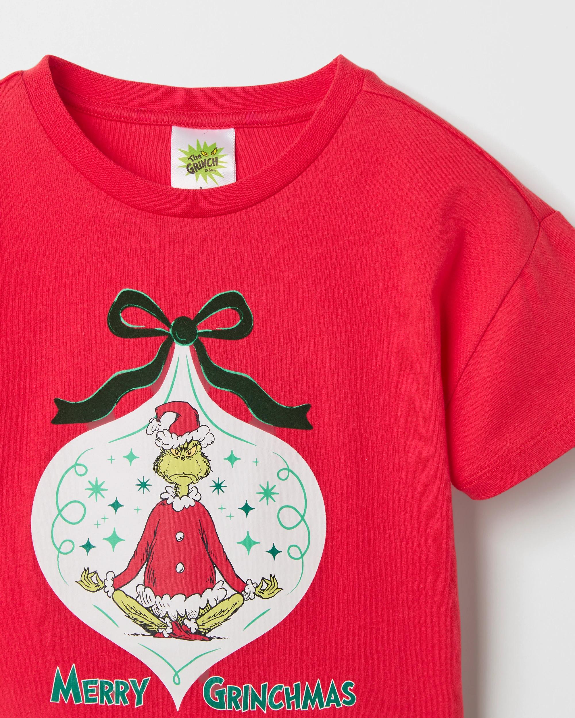 2 Licensed The Grinch Australian Cotton Event Christmas T-Shirt RED, 2 of 2